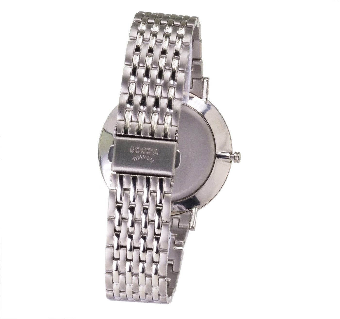 Boccia Quarzuhr Boccia Quarzuhr 3605-01, (Silber)