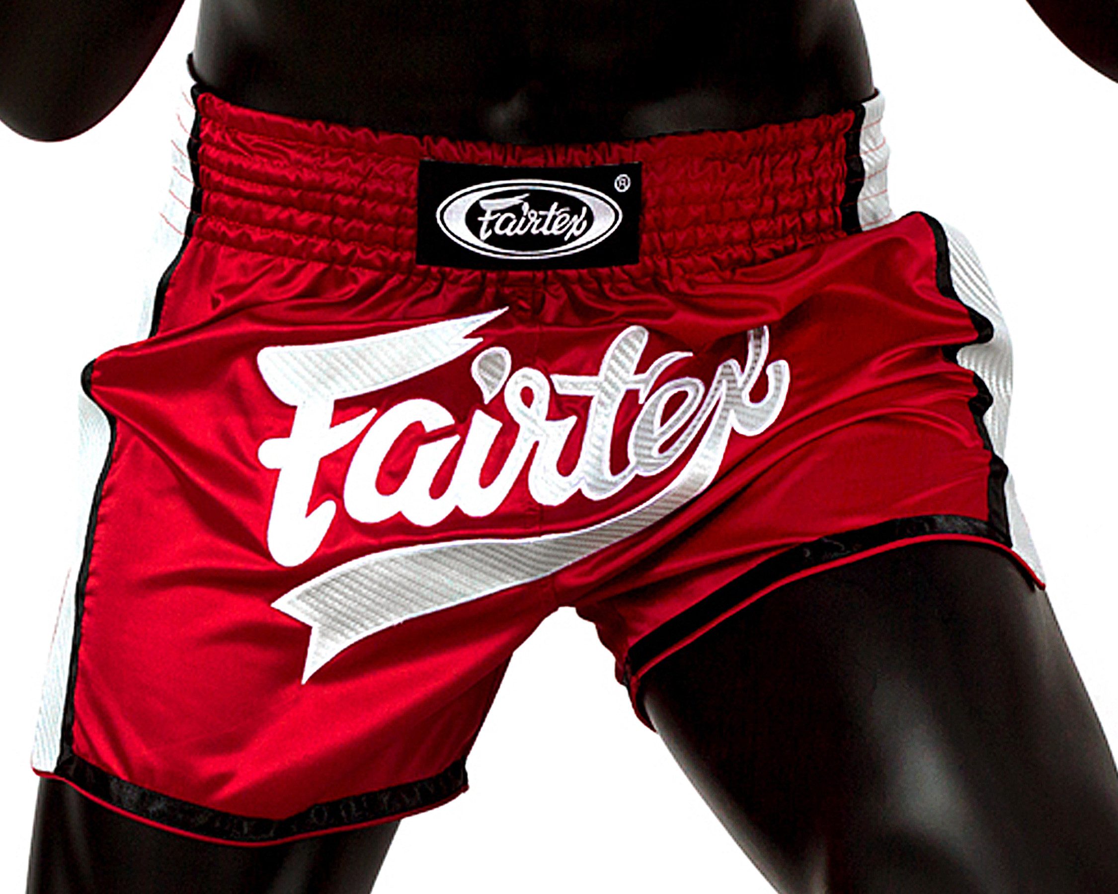 Fairtex Shorts Fairtex Muay Thai Short BS1704 Red Satin Fairtex BS1704 Red günstig online kaufen