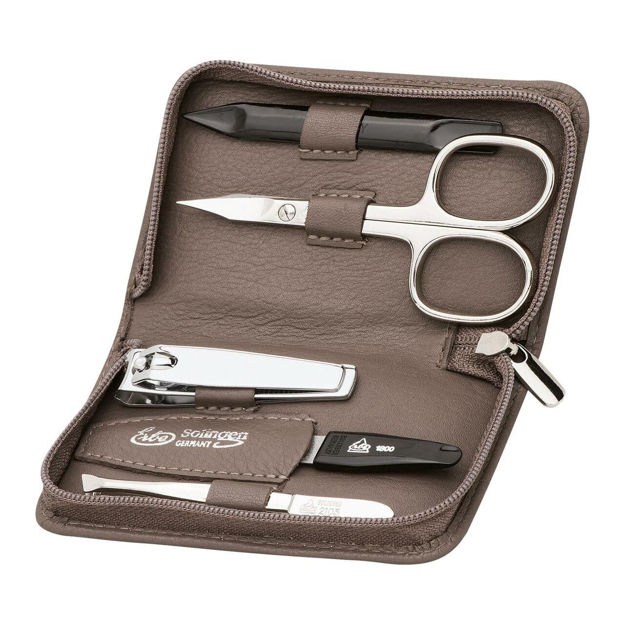 ERBE Maniküre-Pediküre-Set Reißverschluss-Etui Lollipop, vernickelt, 1-tlg., für Alle Hauttypen