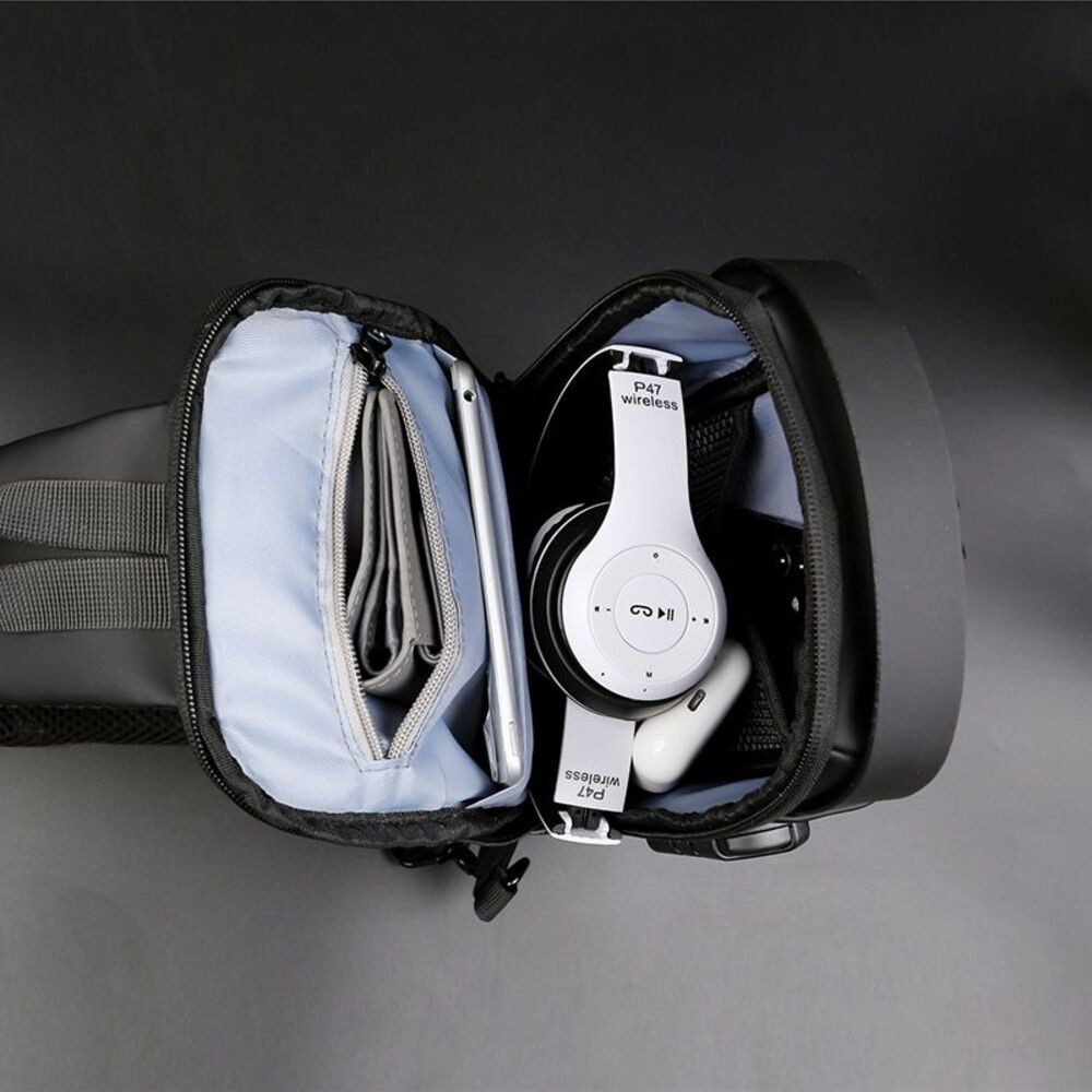 PRESO BAG Umhängetasche Brusttasche, Crossbody Bag, Umhängetasche, Herren Brusttasche, Weihnachtsgeschenk, Herrengeschenk, Hochwertige Verarbeitung