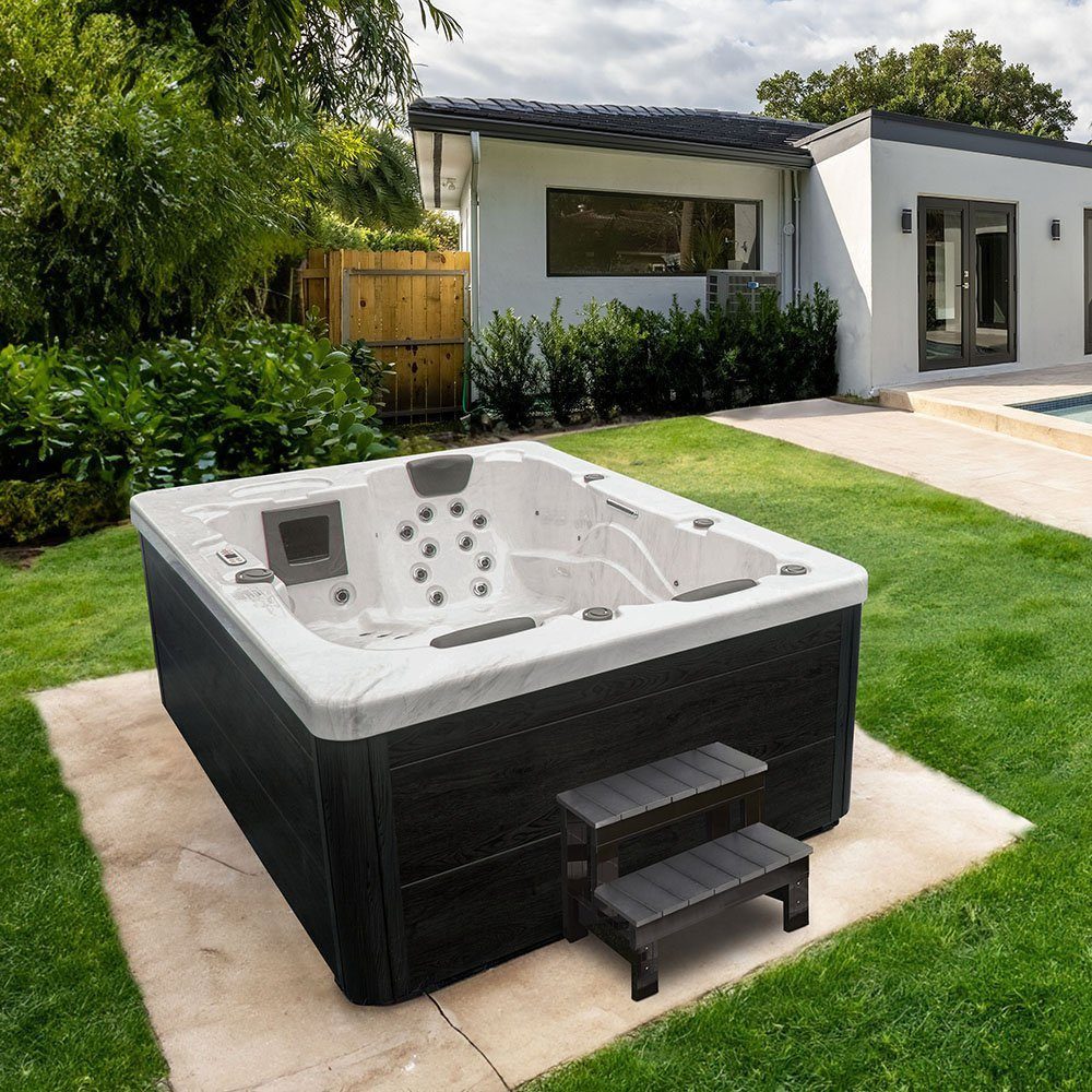 HOME DELUXE Whirlpool Outdoor Whirlpool WHITE günstig online kaufen