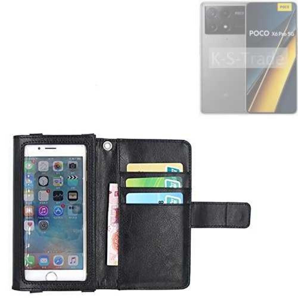 K-S-Trade Handyhülle für Xiaomi POCO X6 Pro 5G, Handy Hülle Schutz Hülle Case mit Displayschutz / Schutzfolie