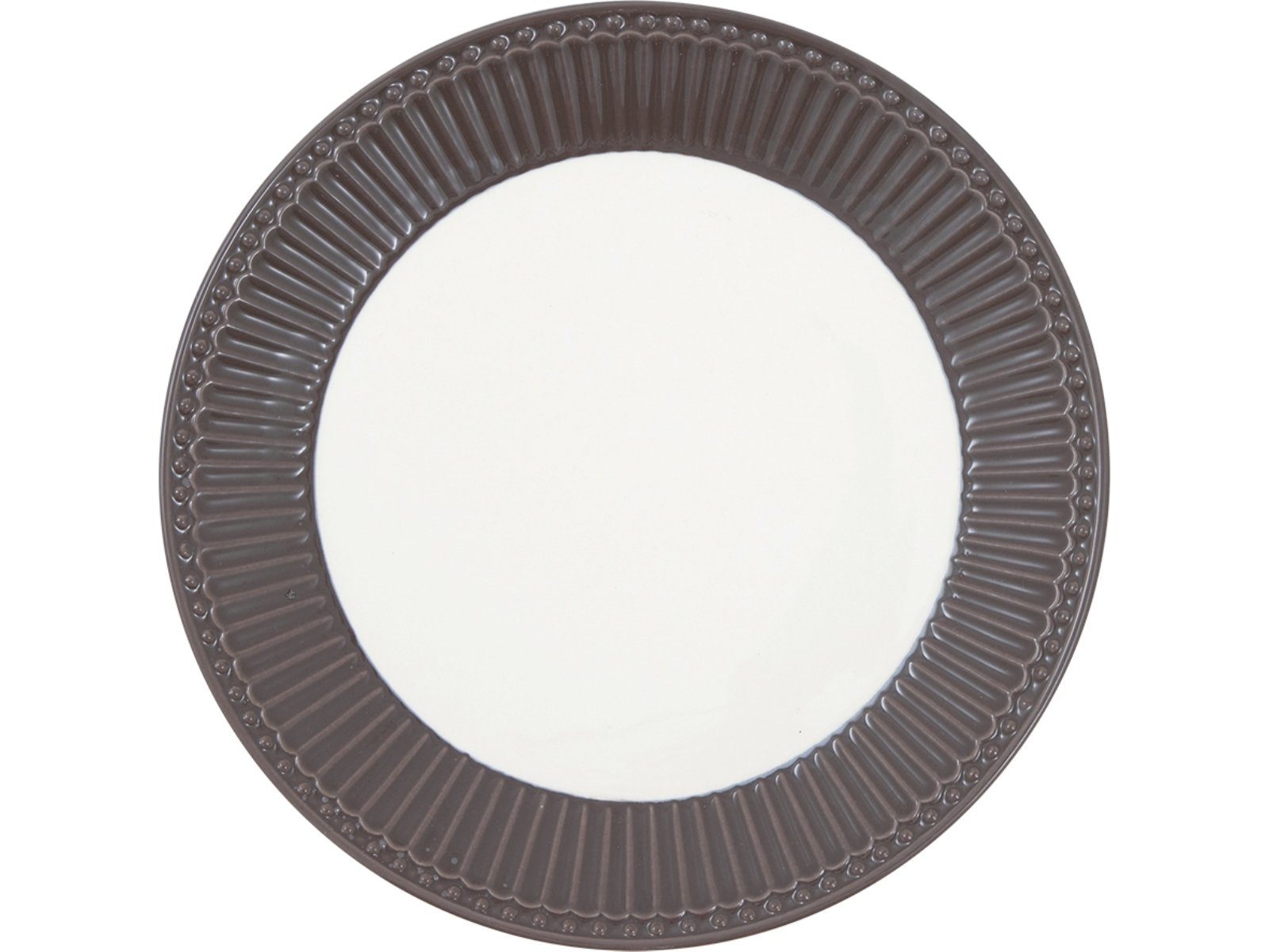 Greengate Frühstücksteller Alice Frühstücksteller dark chocolate 23 cm