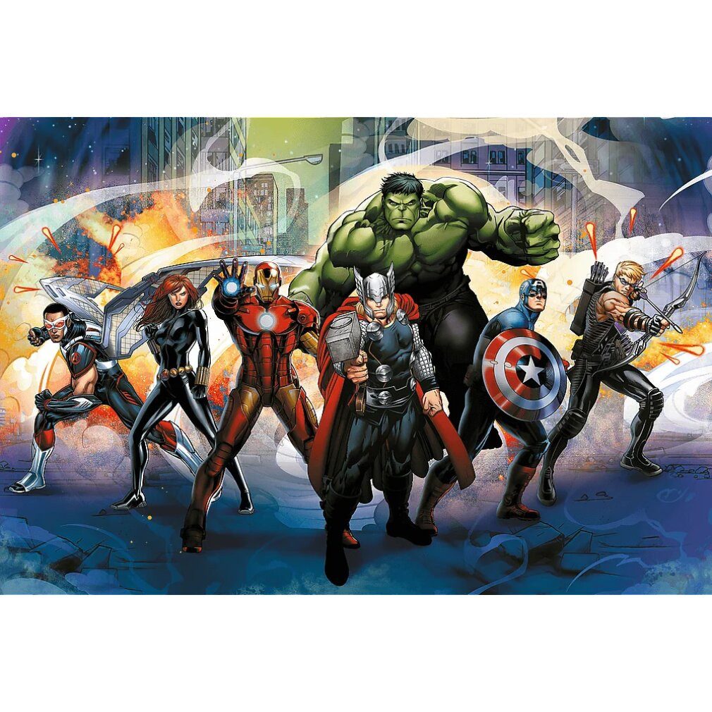 Trefl Puzzle Puzzle - 160 - Superkräfte - Disney Marvel The Avengers - 15428, Puzzleteile