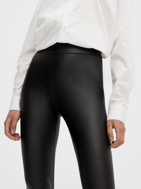 pieces Leggings Shiny (1-tlg) Plain/ohne Details