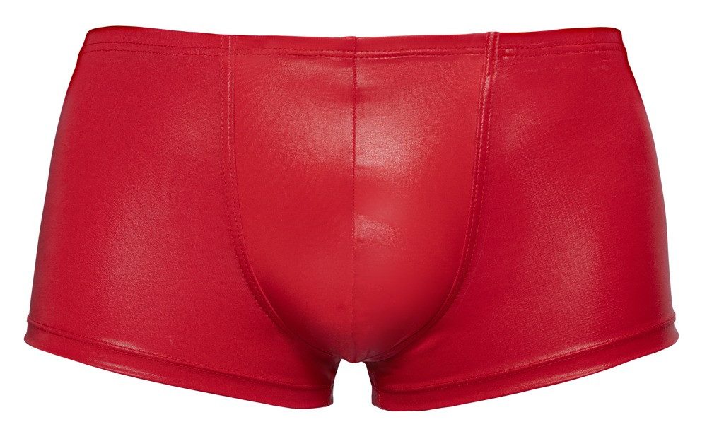 Boxershorts Boxershorts im Wetlook - rot