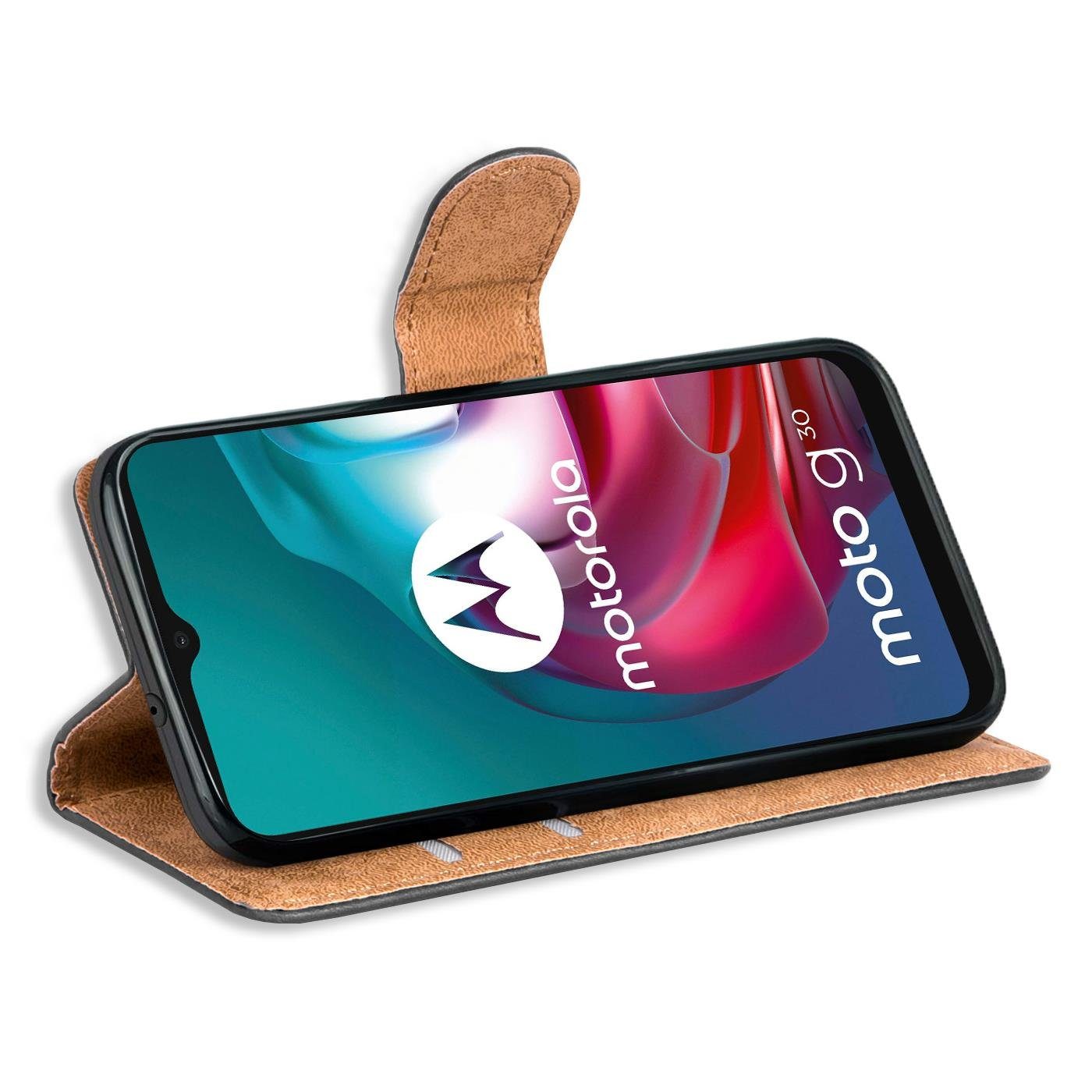 CoolGadget Handyhülle Book Case Handy Tasche für Motorola Moto G30 / G20 / G10 6,5 Zoll, Hülle Klapphülle Flip Cover OPPO A54 5G, A74 5G Schutzhülle stoßfest