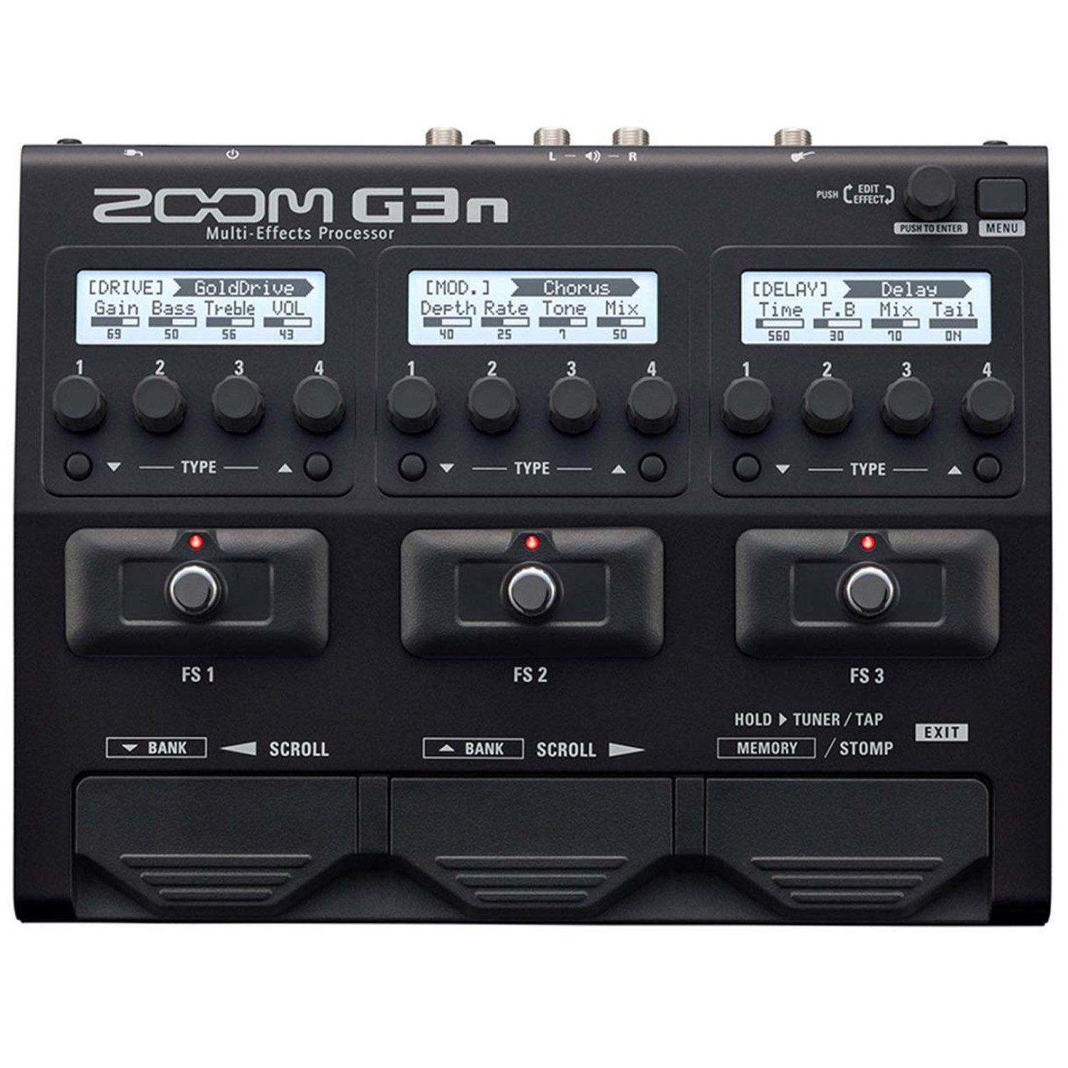 E-Gitarre Zoom G3n Multi-Effektgerät