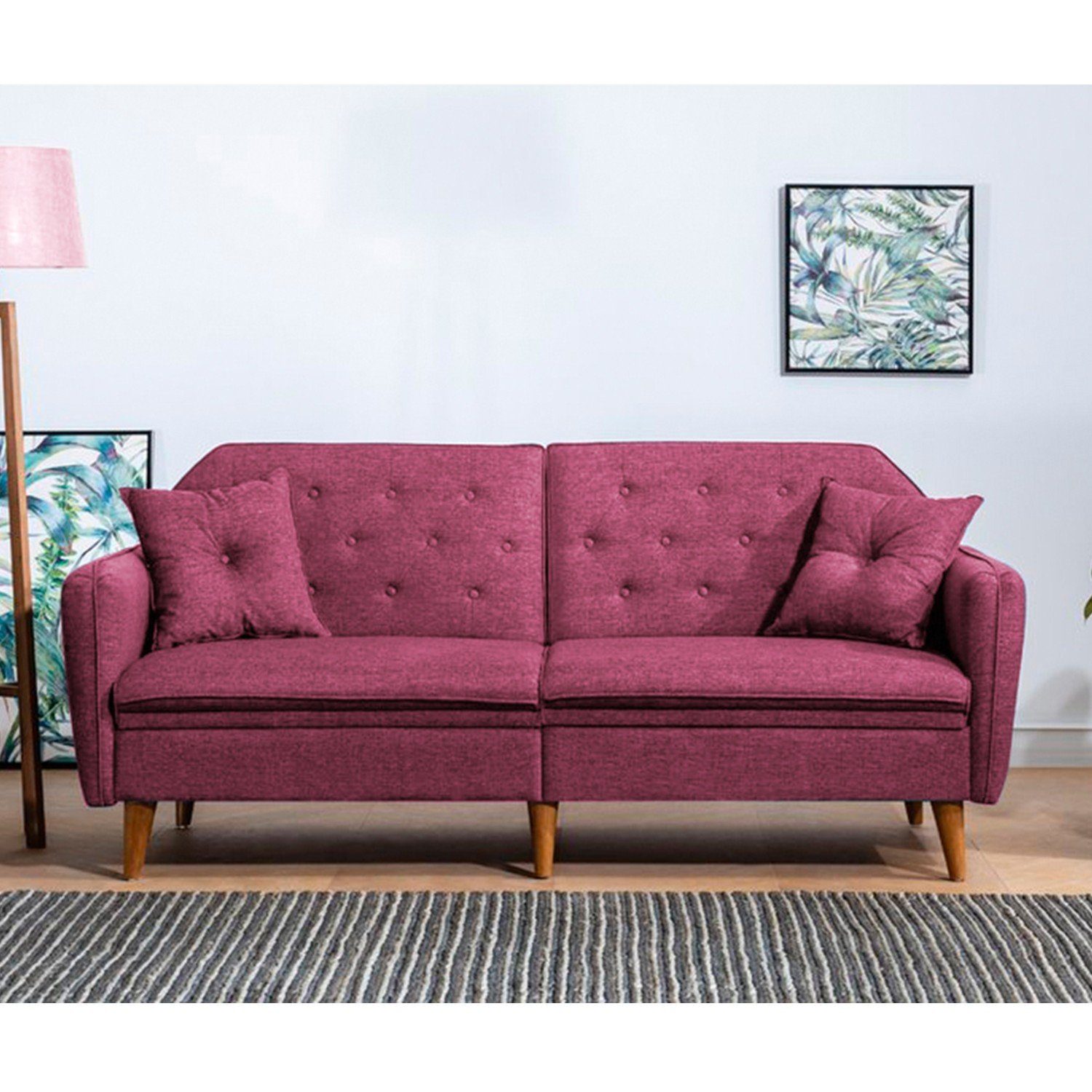 Sofa Decor UNQ1362-3-Sitz-Sofa-Bett Skye