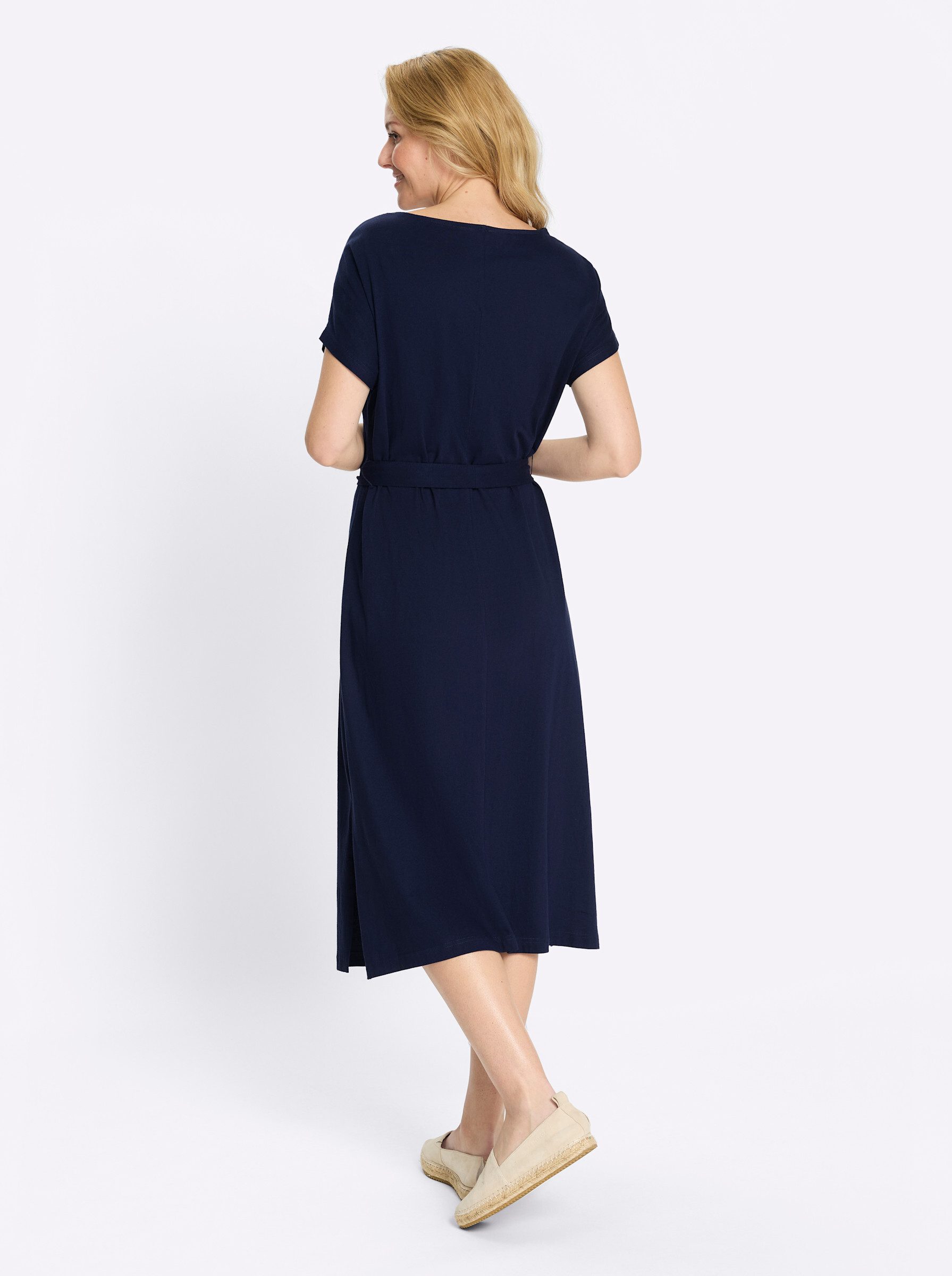 Sieh an! Jerseykleid Jersey-Kleid Kurzarm