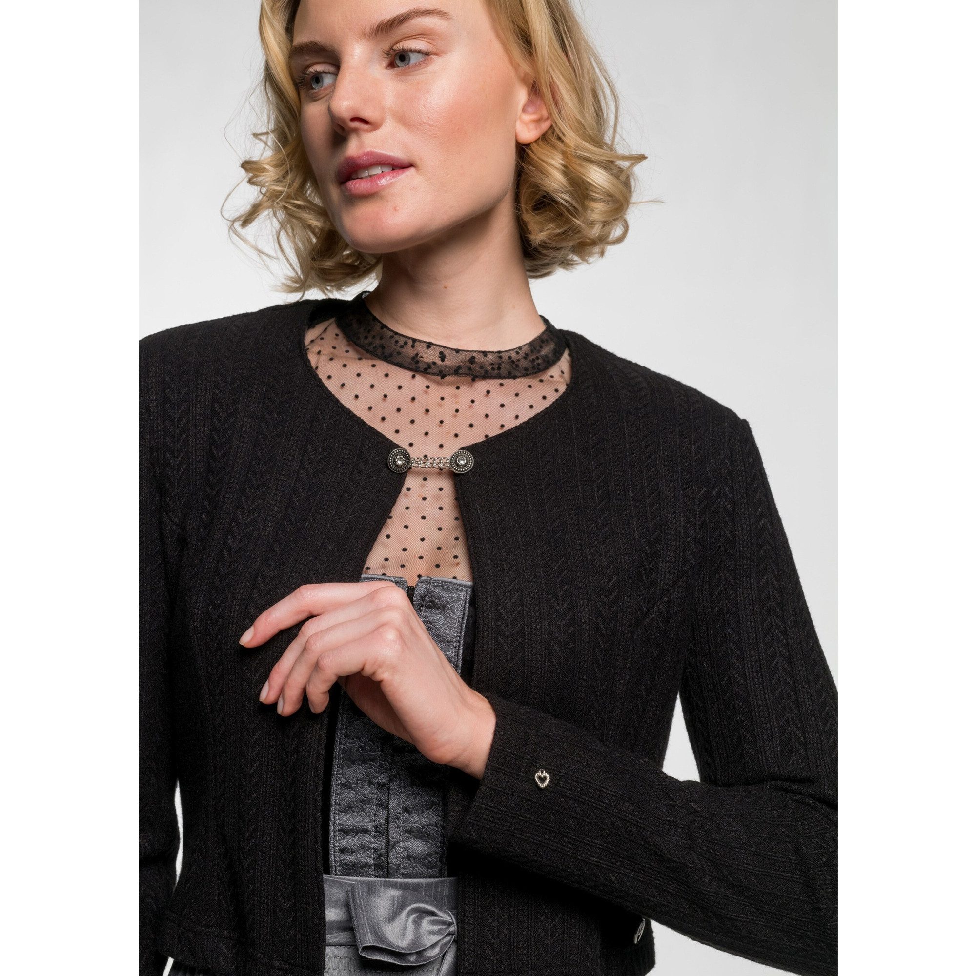 Spieth & Wensky Trachtenstrickjacke Emana-Strickjacke Emana Damen Strickjacke Janker Trachten jacke – Bild 4 von 5