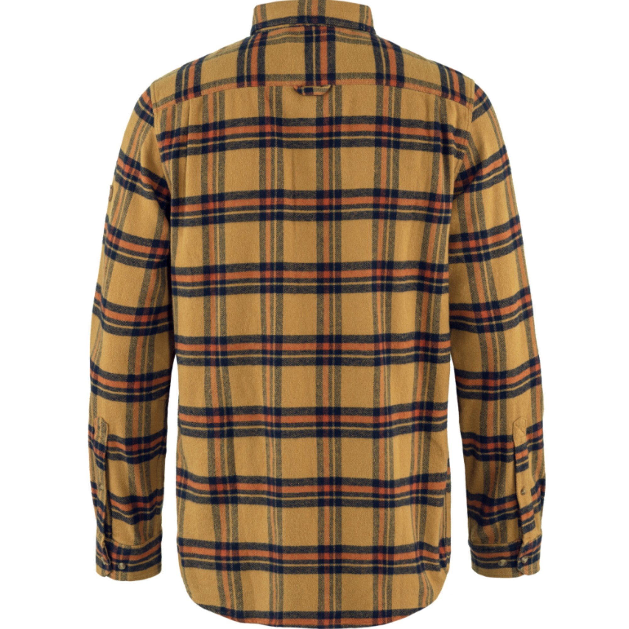 Fjällräven Kurzarmshirt Fjällräven Övik Heavy Flannel Shirt M, 232-215 Buckwheat Brown-Autumn