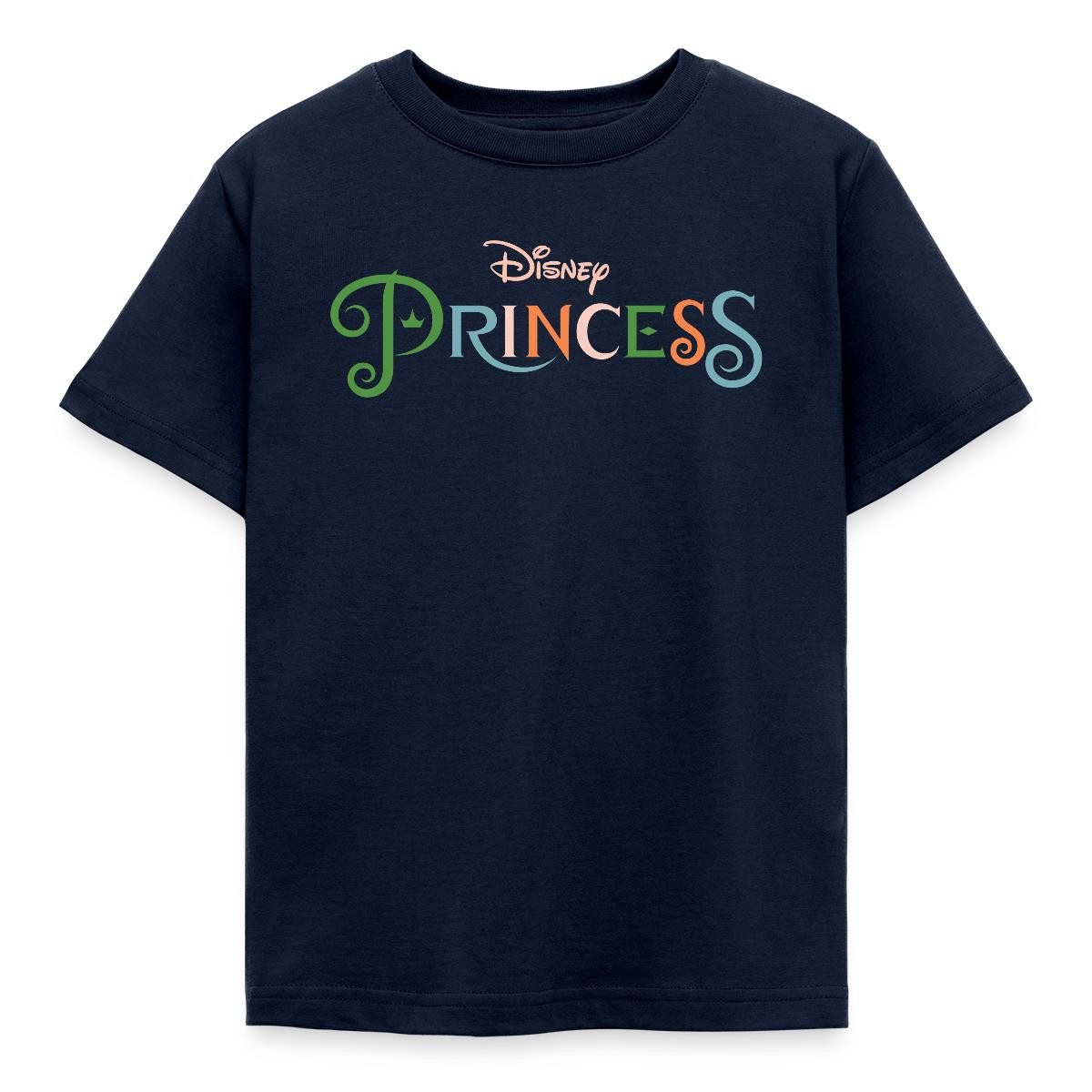 T-Shirt Disney Prinzessinnen Schriftzug Kinder T-Shirt