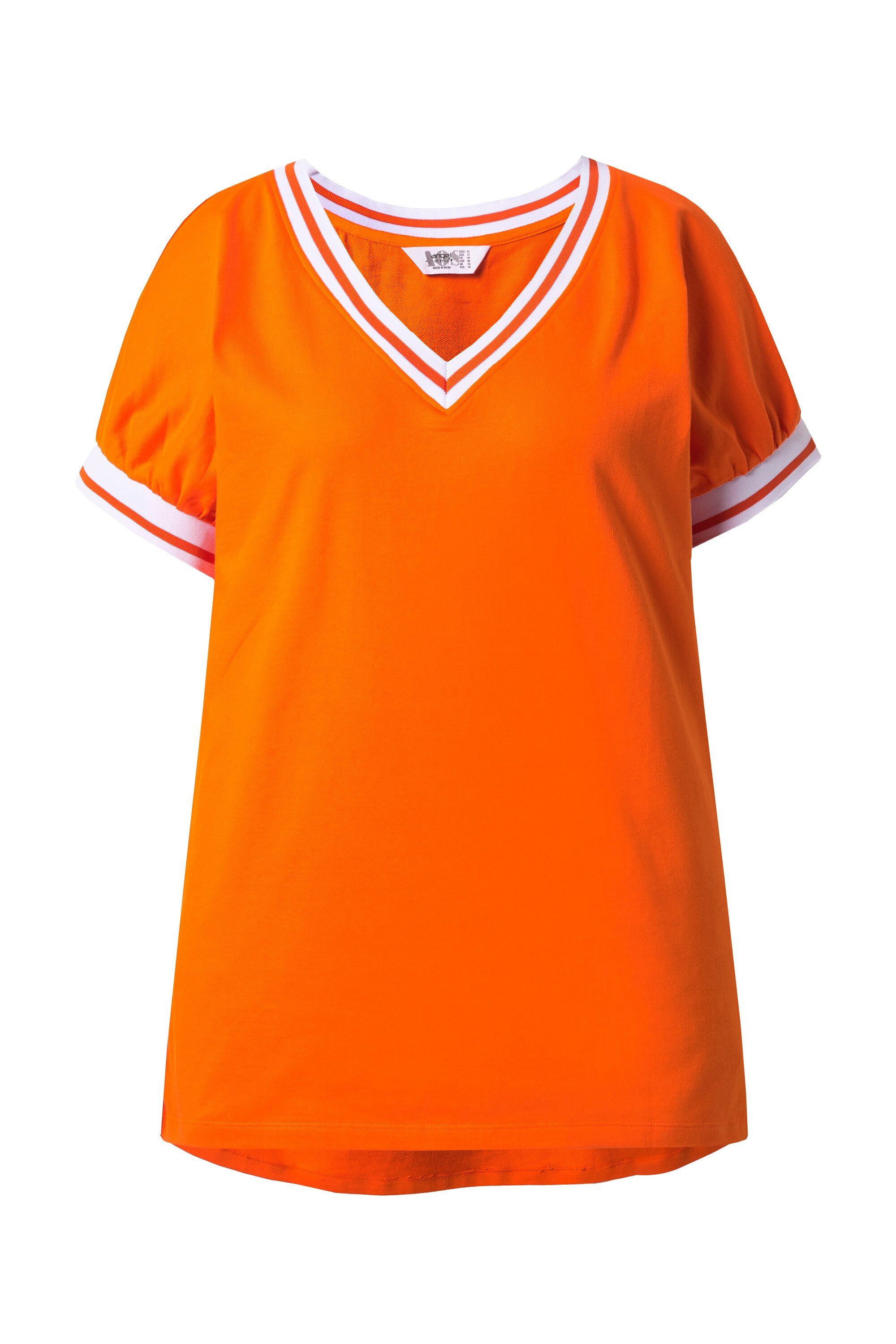 Angel of Style Sweatshirt Sweater oversized V-Ausschnitt Streifenbündchen günstig online kaufen