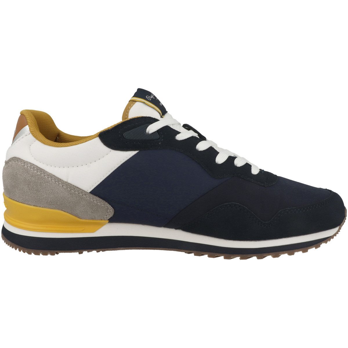Pepe Jeans London Muse Herren Sneaker Turnschuhe, Sportschuhe, Freizeitschuhe, Halbschuhe, Schnürschuhe
