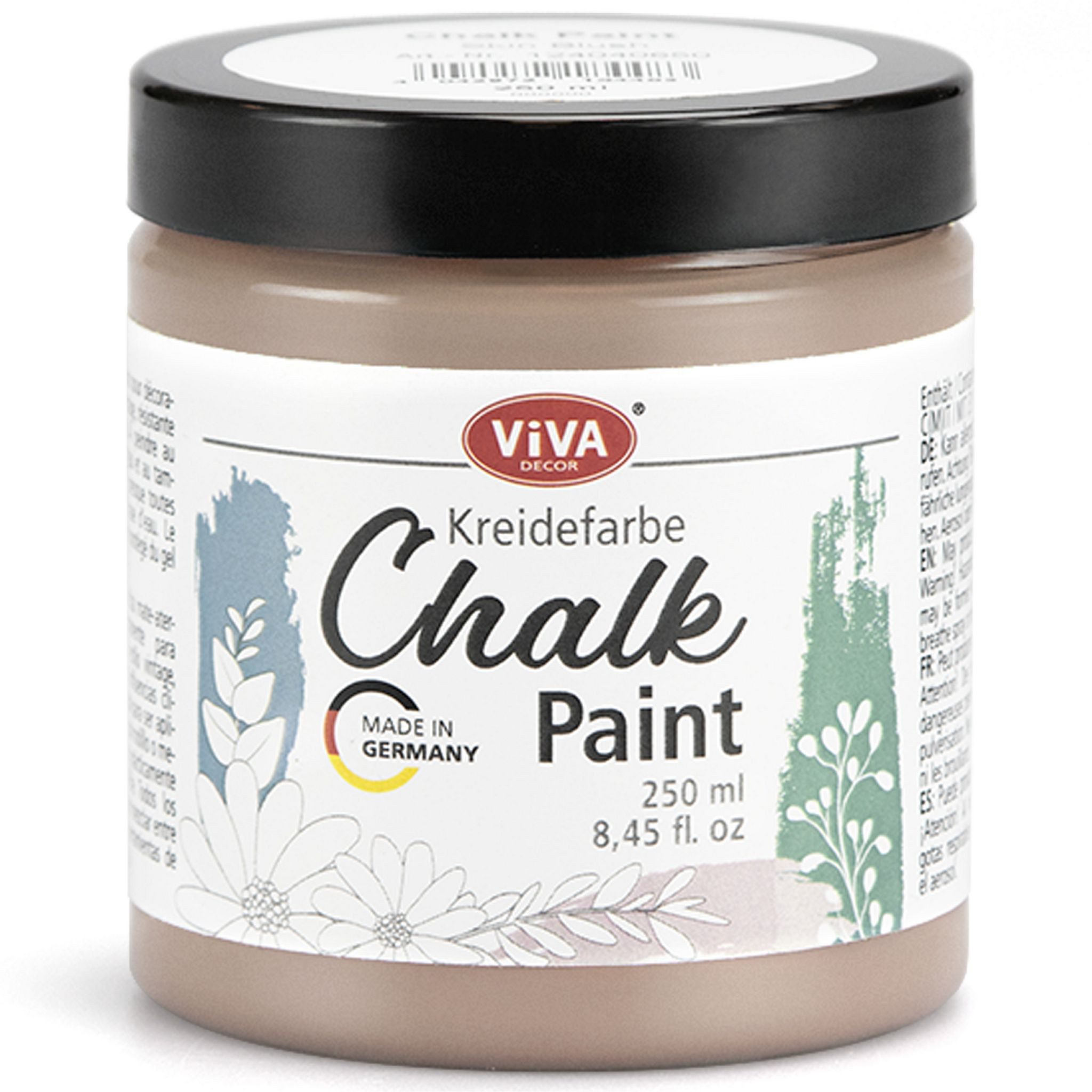 Viva Decor Kreidefarbe ViVA DECOR Chalk Paint - Kreidefarbe 250 ml - Warm Taupe