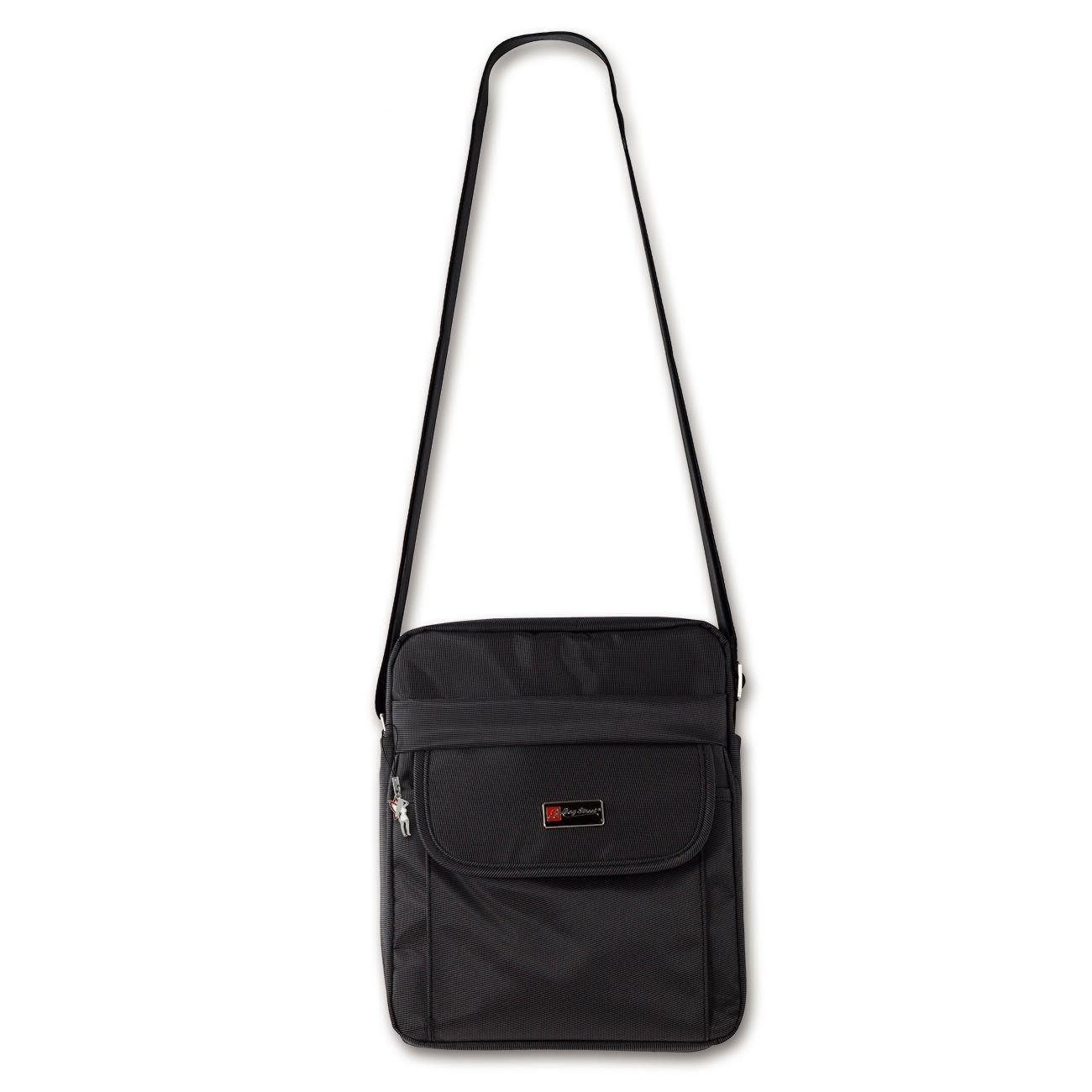 BAG STREET Umhängetasche Bag Street Damen Herren Umhängetasche (Umhängetasche), Herren, Damen Umhängetasche, Flugbegleiter Polyester, schwarz 22x27cm