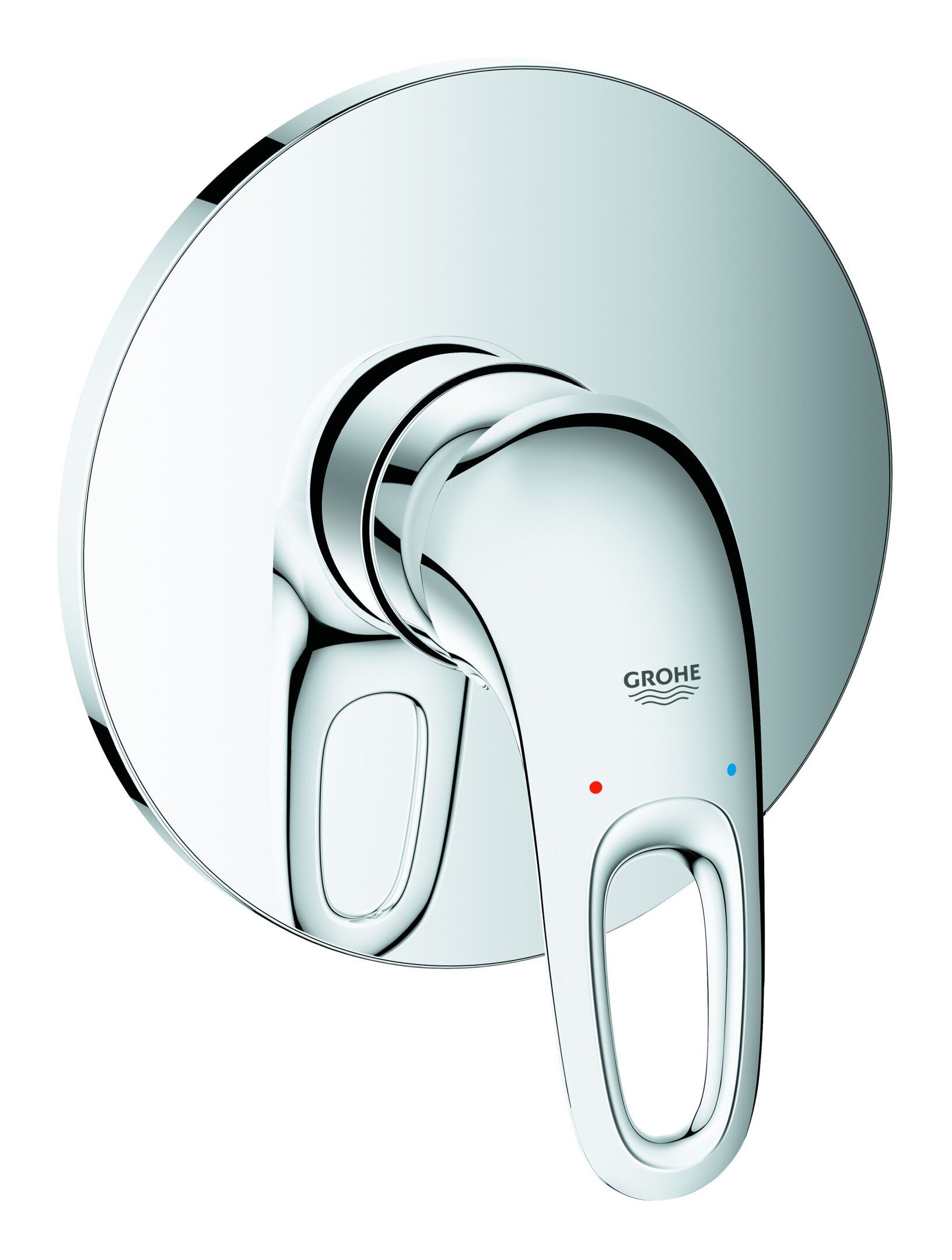 Grohe Duscharmatur Eurostyle Einhand-Brausebatterie Unterputz offener Hebel