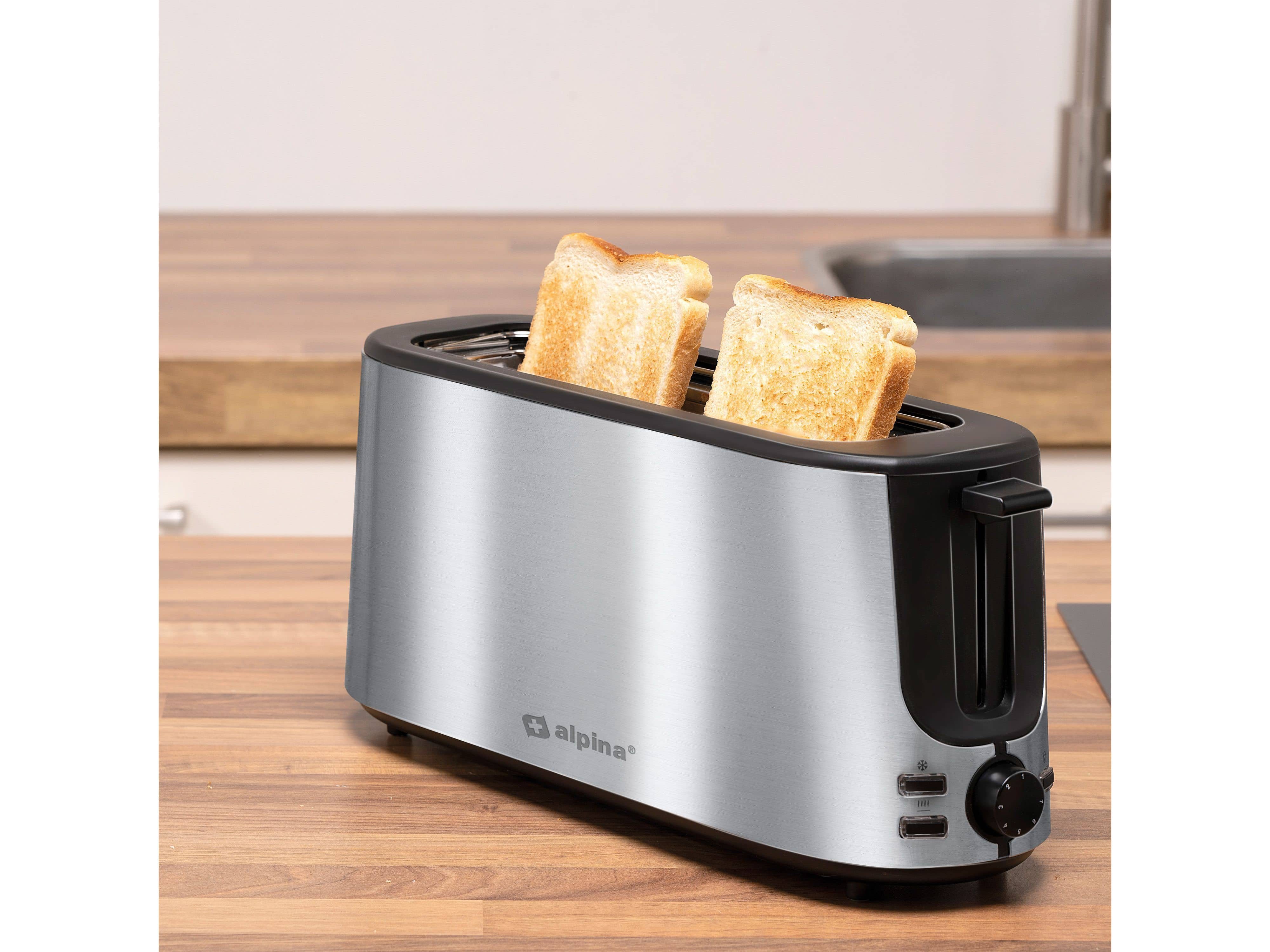 1000 Toaster, W, Toaster Alpina 2 Scheibentoaster ALPINA