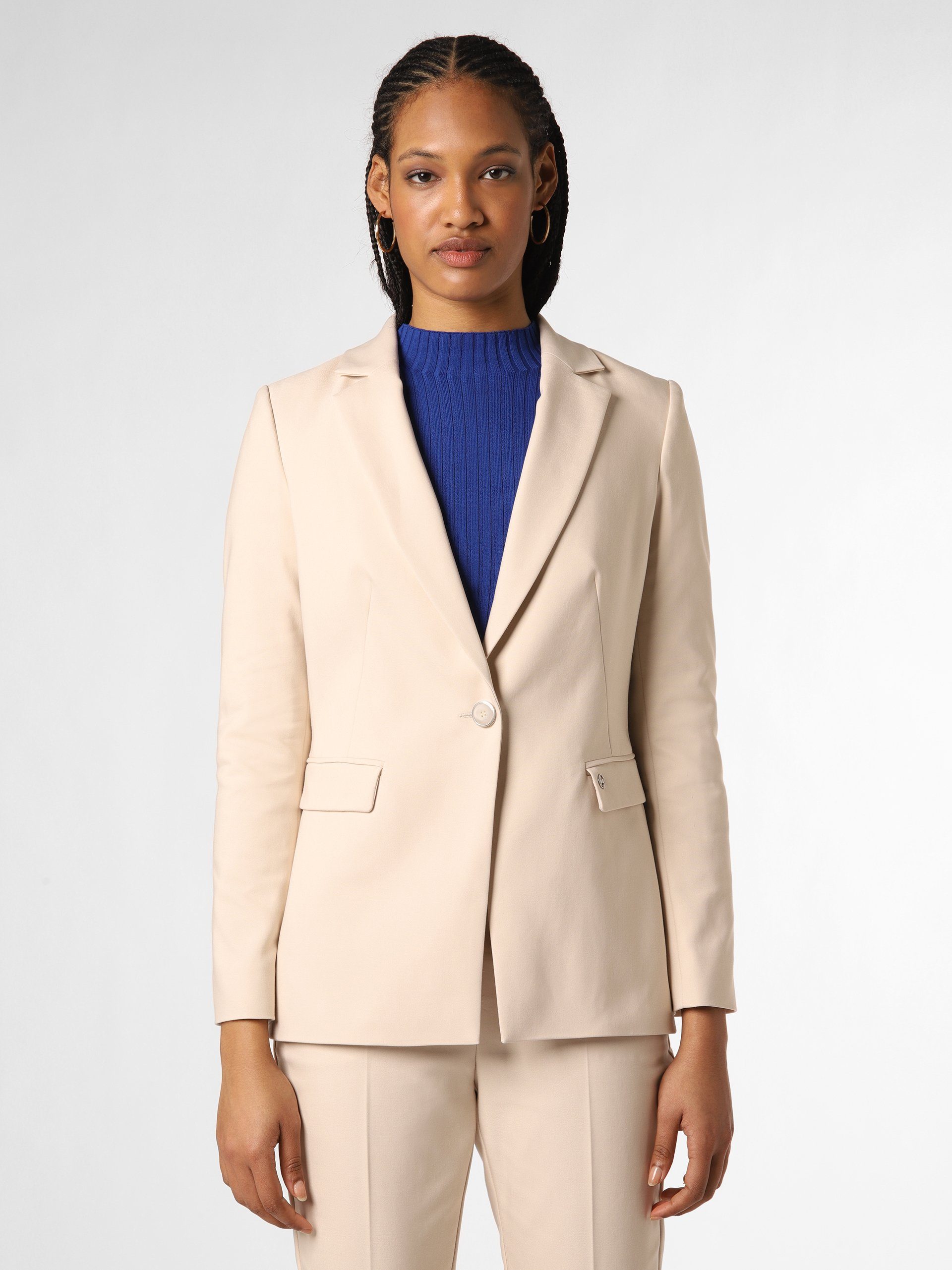 Comma Blusenblazer beige