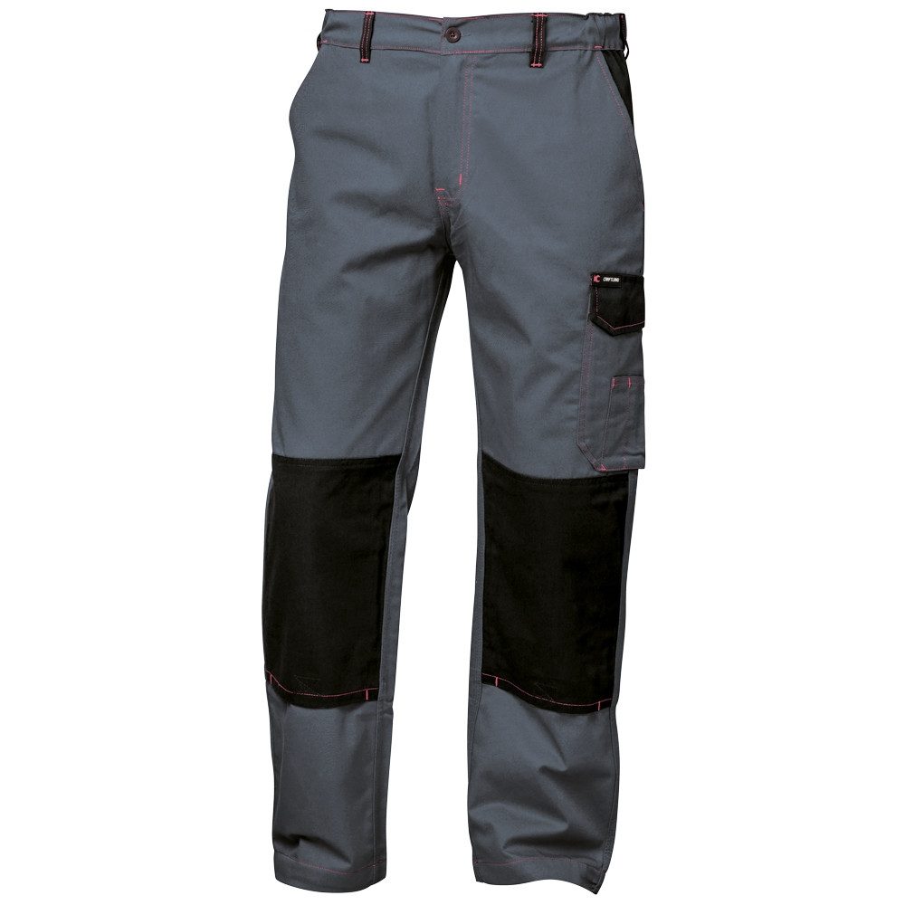 Craftland Schutzhose MAASTRICHT Twill Bundhose CRAFTLAND® Grau/Schwarz 22463 Gr.50