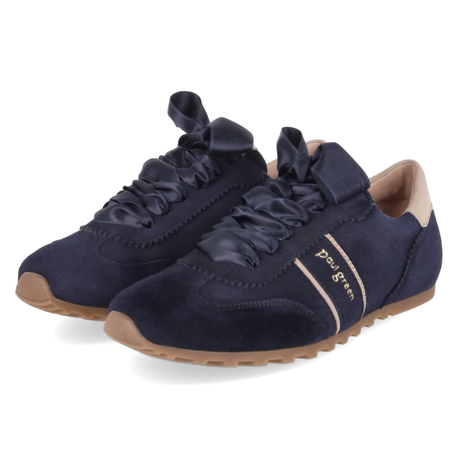 Paul Green Paul Green 5508-072 Damen Rauleder blue Schnürschuh