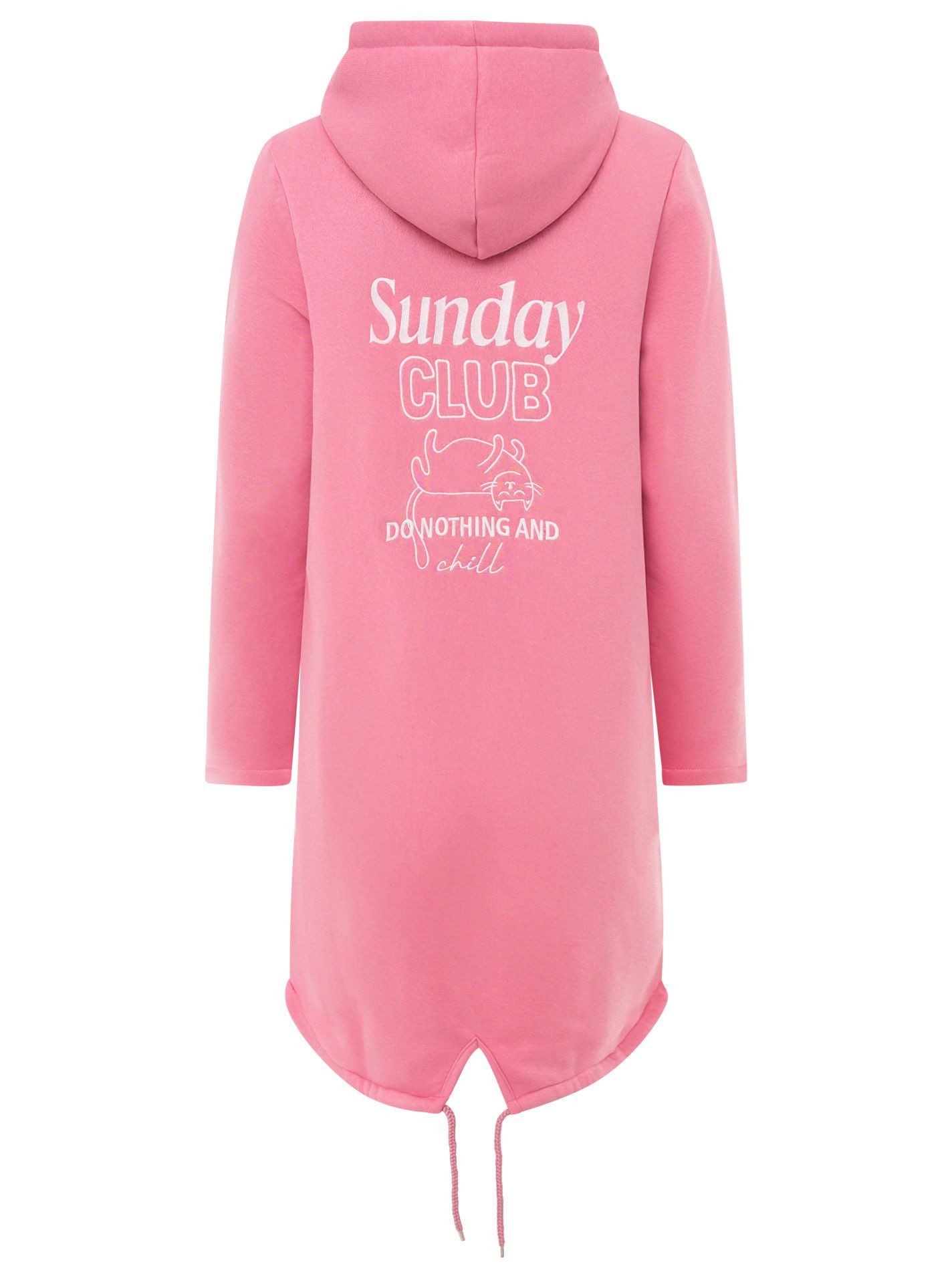 Zwillingsherz Kurzmantel "Sunday Club" mit Stickerei, Taschen und Reißverschluss