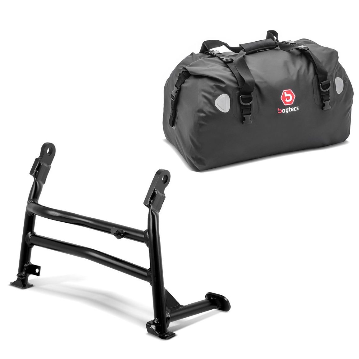 ConStands Motorrad-Hauptständer Set Hauptständer + Hecktasche XF60 für Yamaha FZ8 / Fazer 8 (FZ8 Fazer