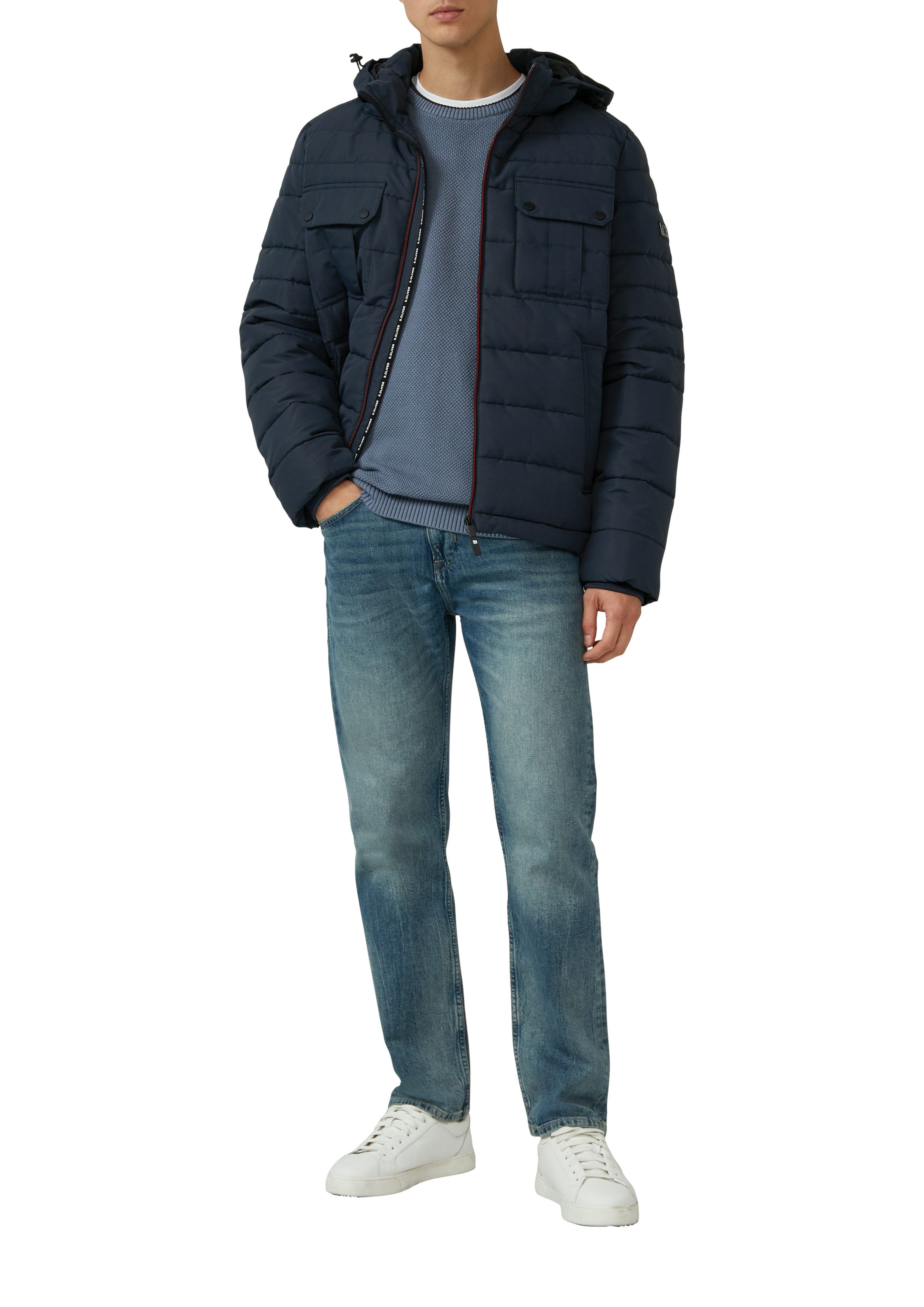 s.Oliver Strickpullover aus strukturierter Qualität, mit günstig online kaufen