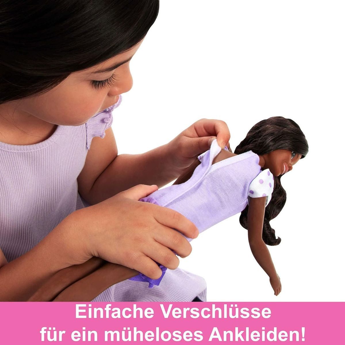 Mattel® Anziehpuppe Mattel HLL20 - Barbie - My first - Soft-Touch Puppe mit Zubehör und P