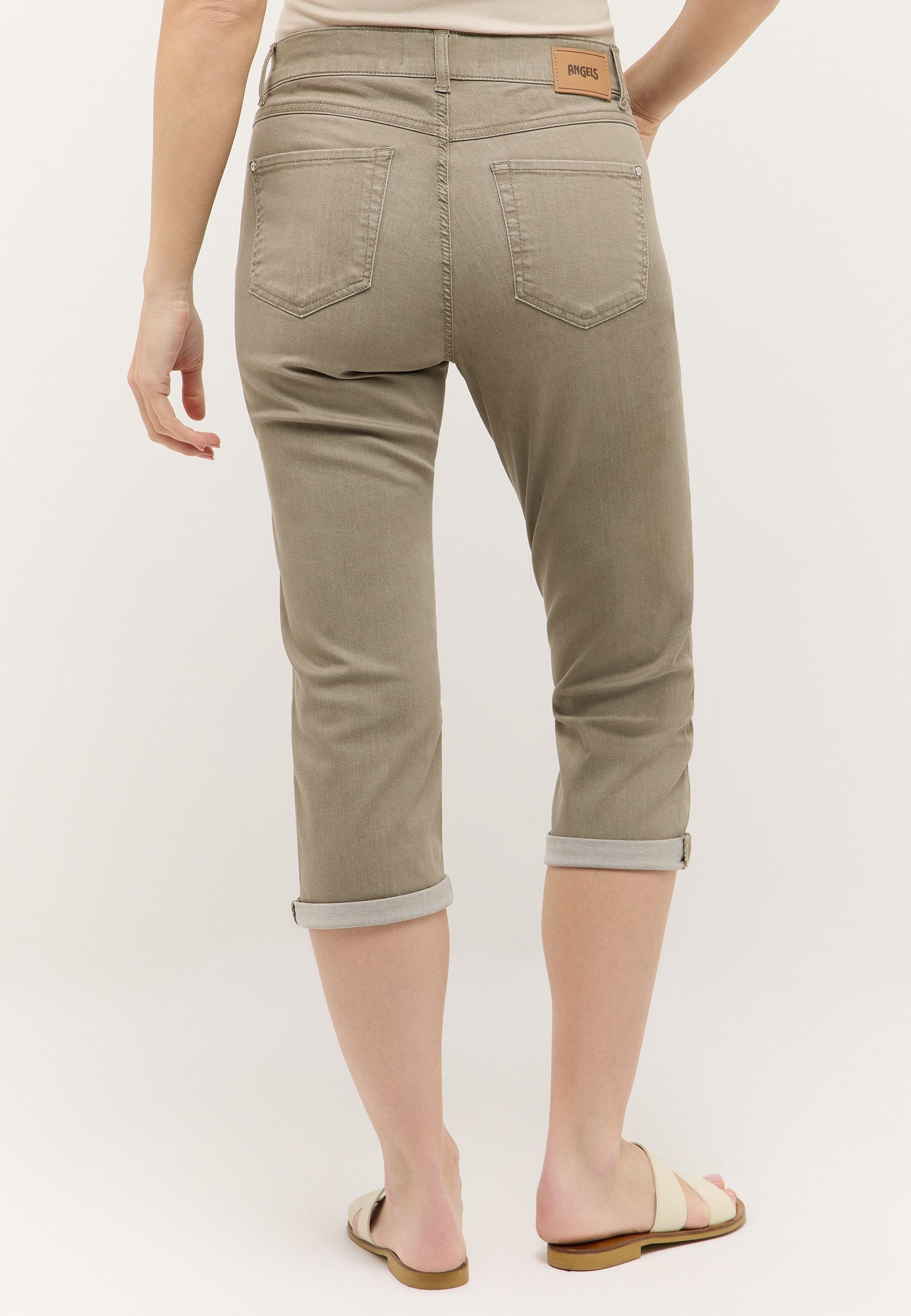 ANGELS Caprijeans CICI TURN UP mit Stretch und Aufschlag