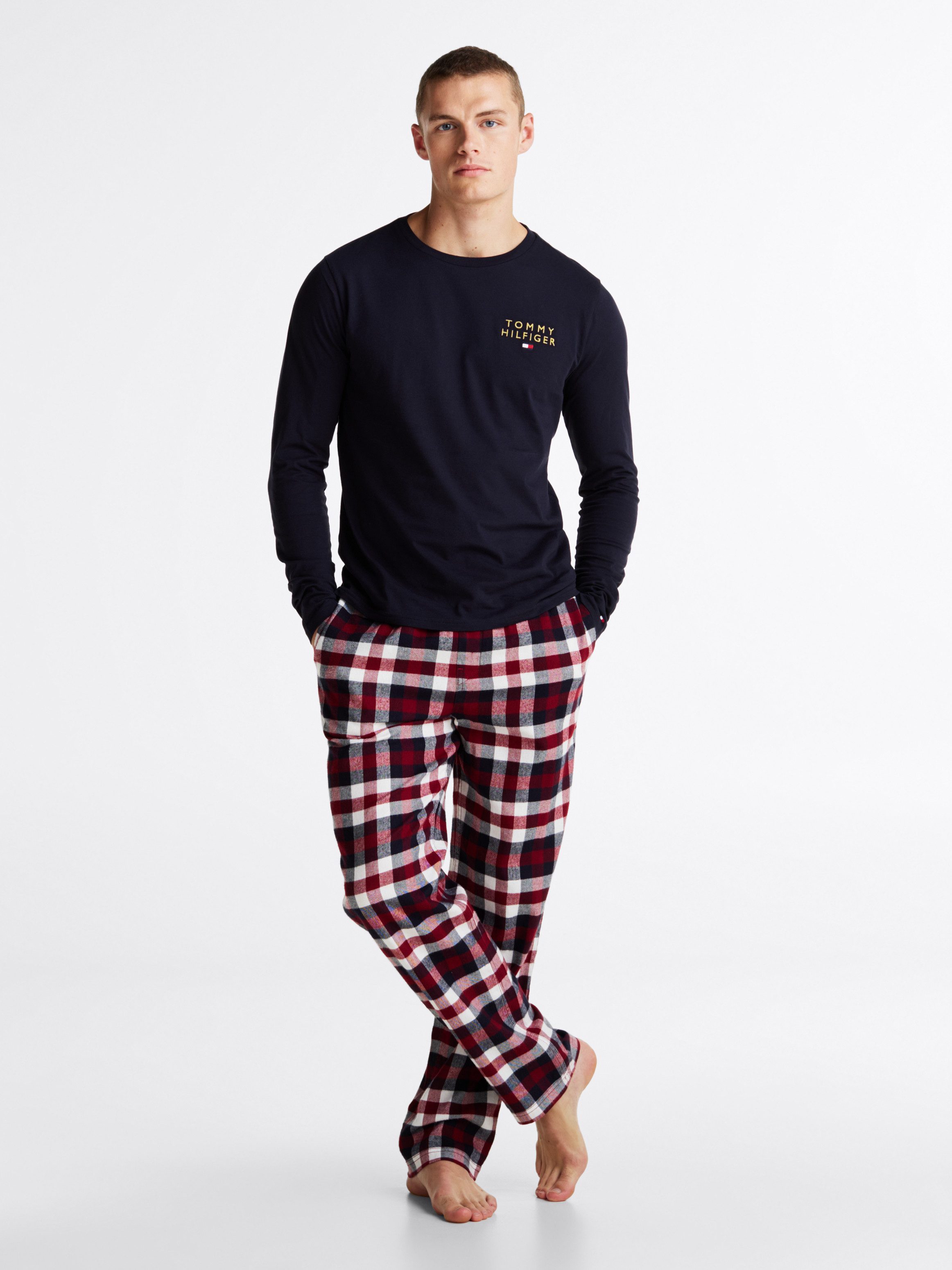 Tommy Hilfiger Underwear Langarmshirt LS TEE LOGO GOLD