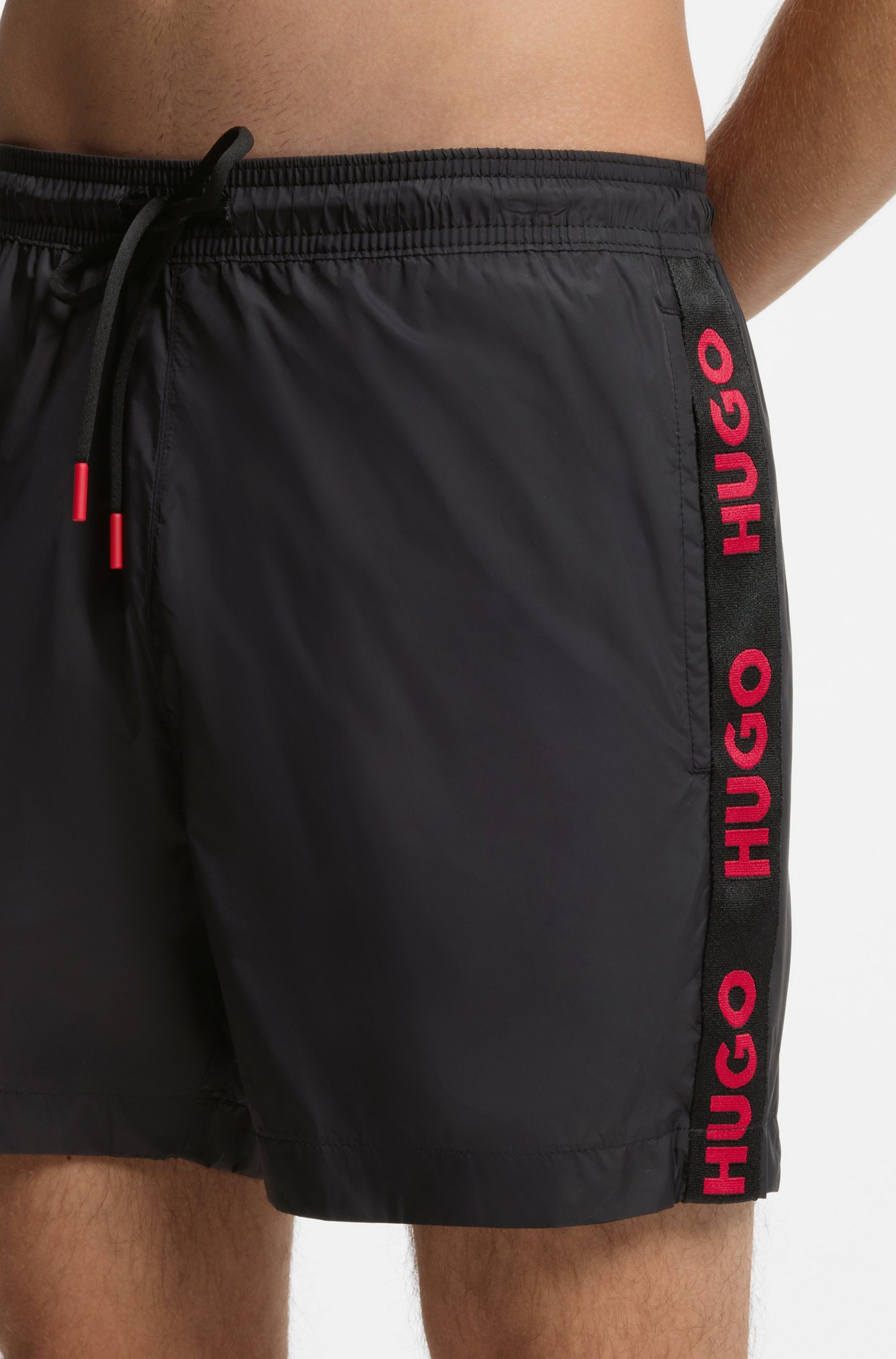 HUGO Badeshorts FAB mit Tunnelzug im Bund