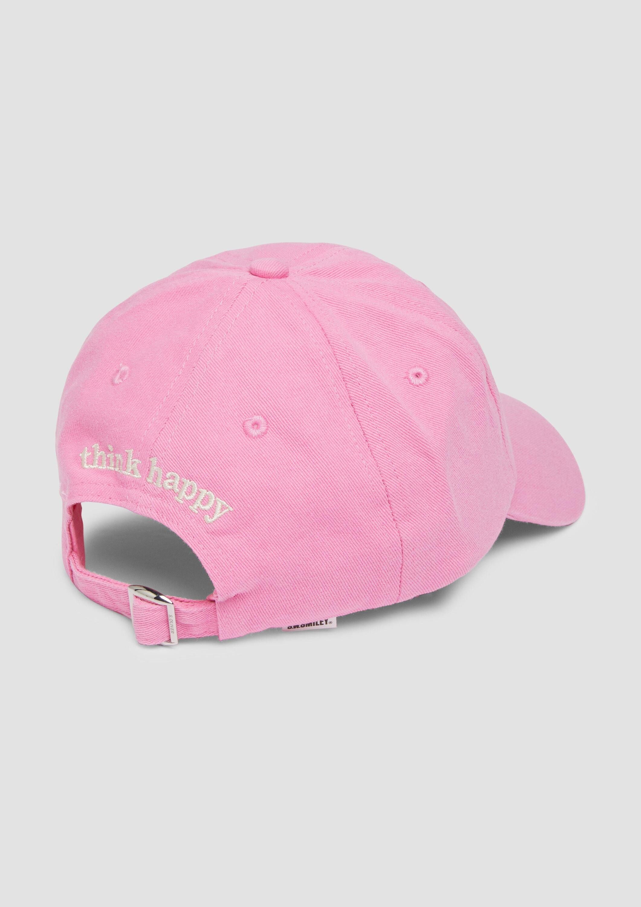 s.Oliver Snapback Cap Kappe Sportive Kappe mit S.W.-Smiley®-Stickerei