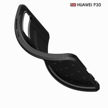 CoverKingz Handyhülle Hülle für Huawei P30 Handyhülle Silikon Case Cover Handytasche Bumper