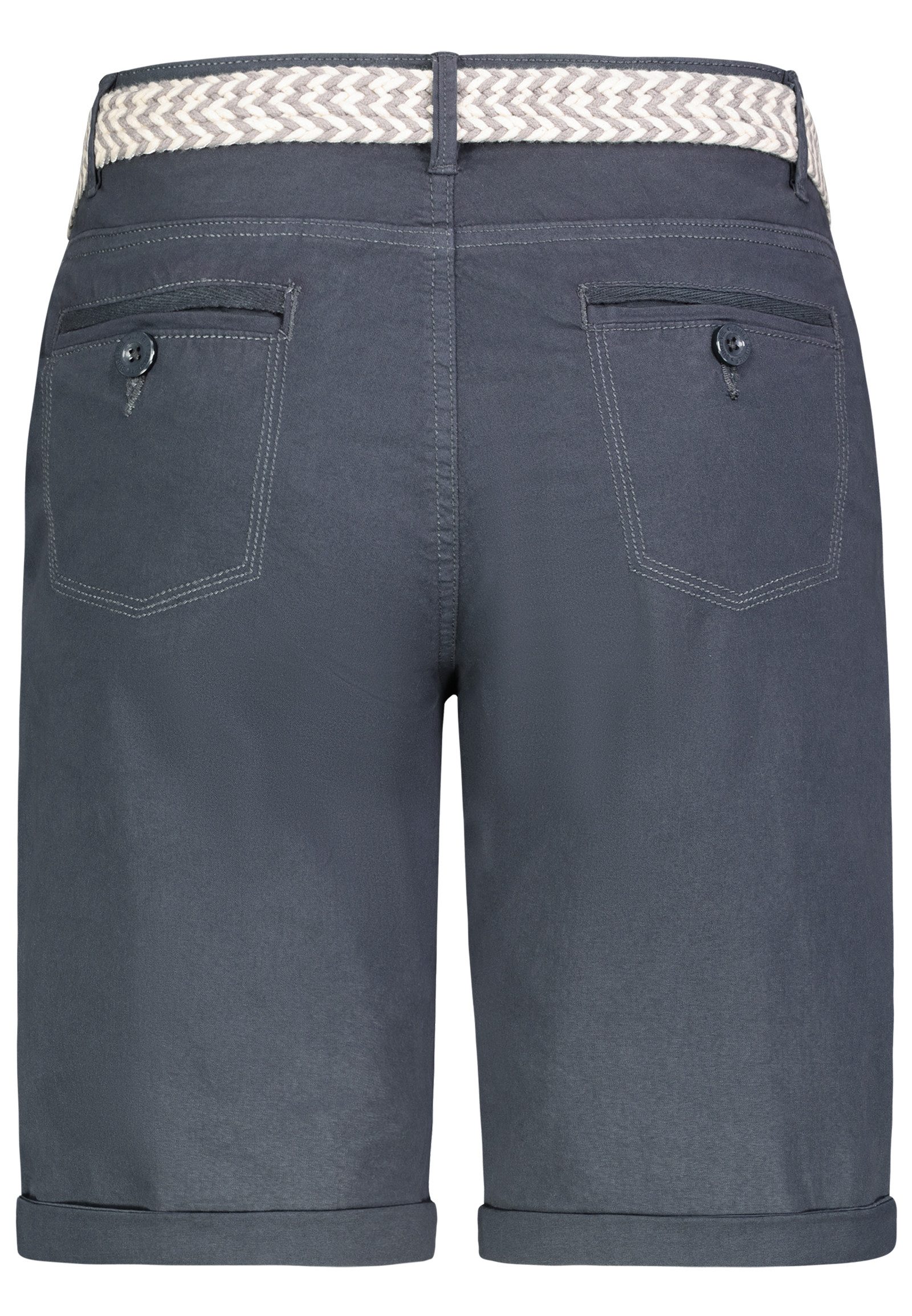 SUBLEVEL Bermudas Mit Gürtel, aufgeschlagener Saum, knopfbare Gesäßtaschen günstig online kaufen