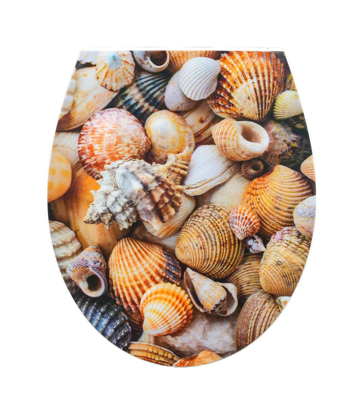 Primaster WC-Sitz Primaster WC-Sitz mit Absenkautomatik Muschel 3D, Abnehmbar Absenkautomatik Edelstahlscharniere