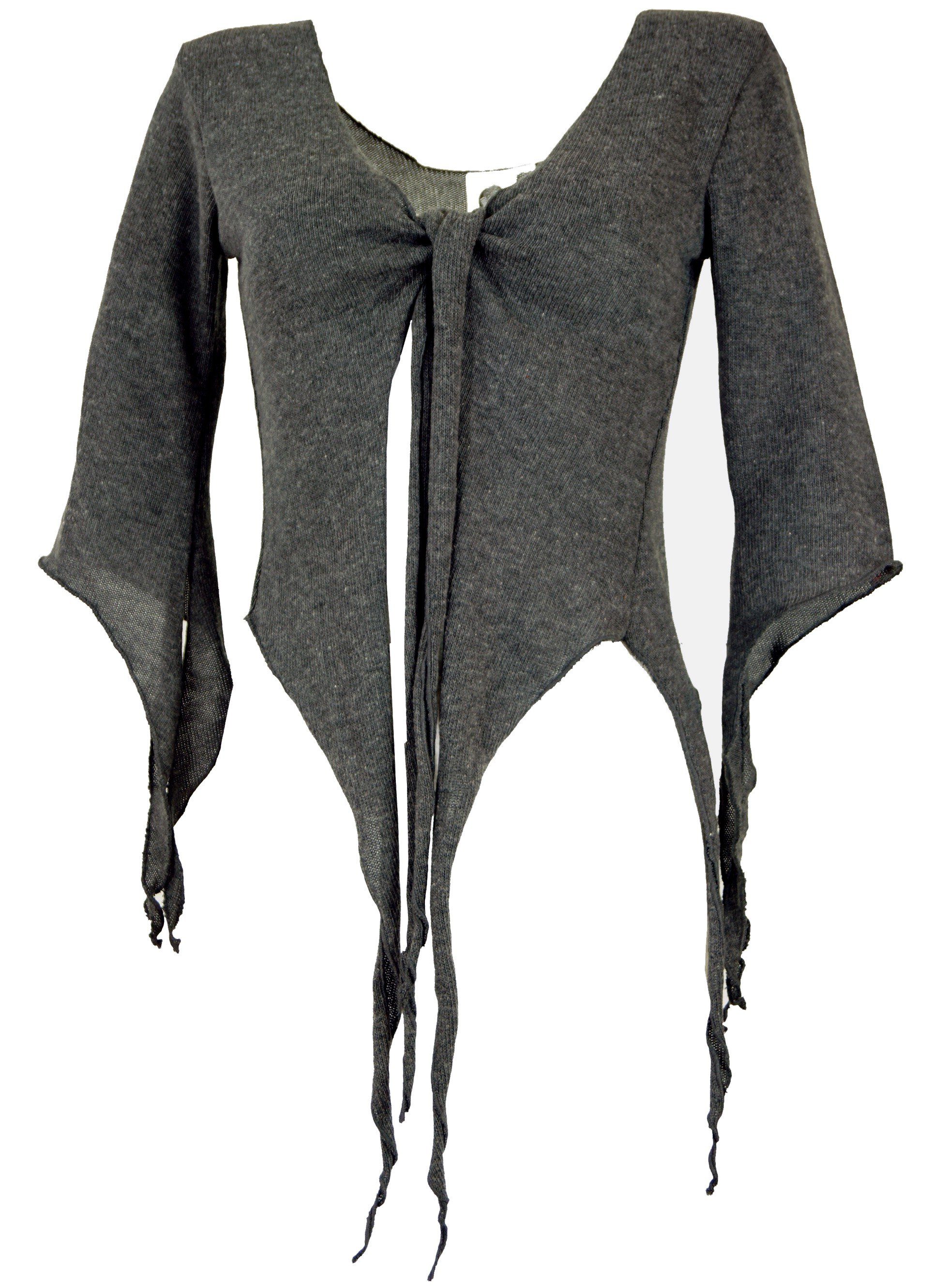 Pull Femme GURU SHOP Pixishirt Col Châle En Coton Tricoté - Manches Longues, Couleur Cappuccino, Taille S/M