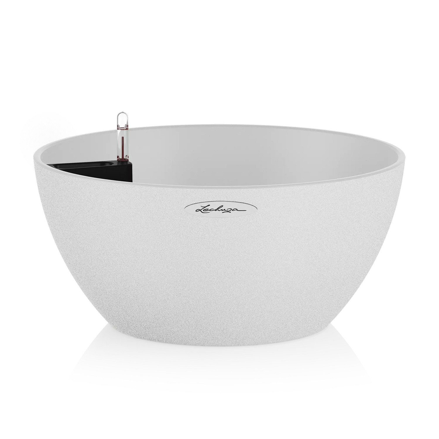 Lechuza® Pflanzschale Pflanzschale Cubeto Stone 40 quarzweiß