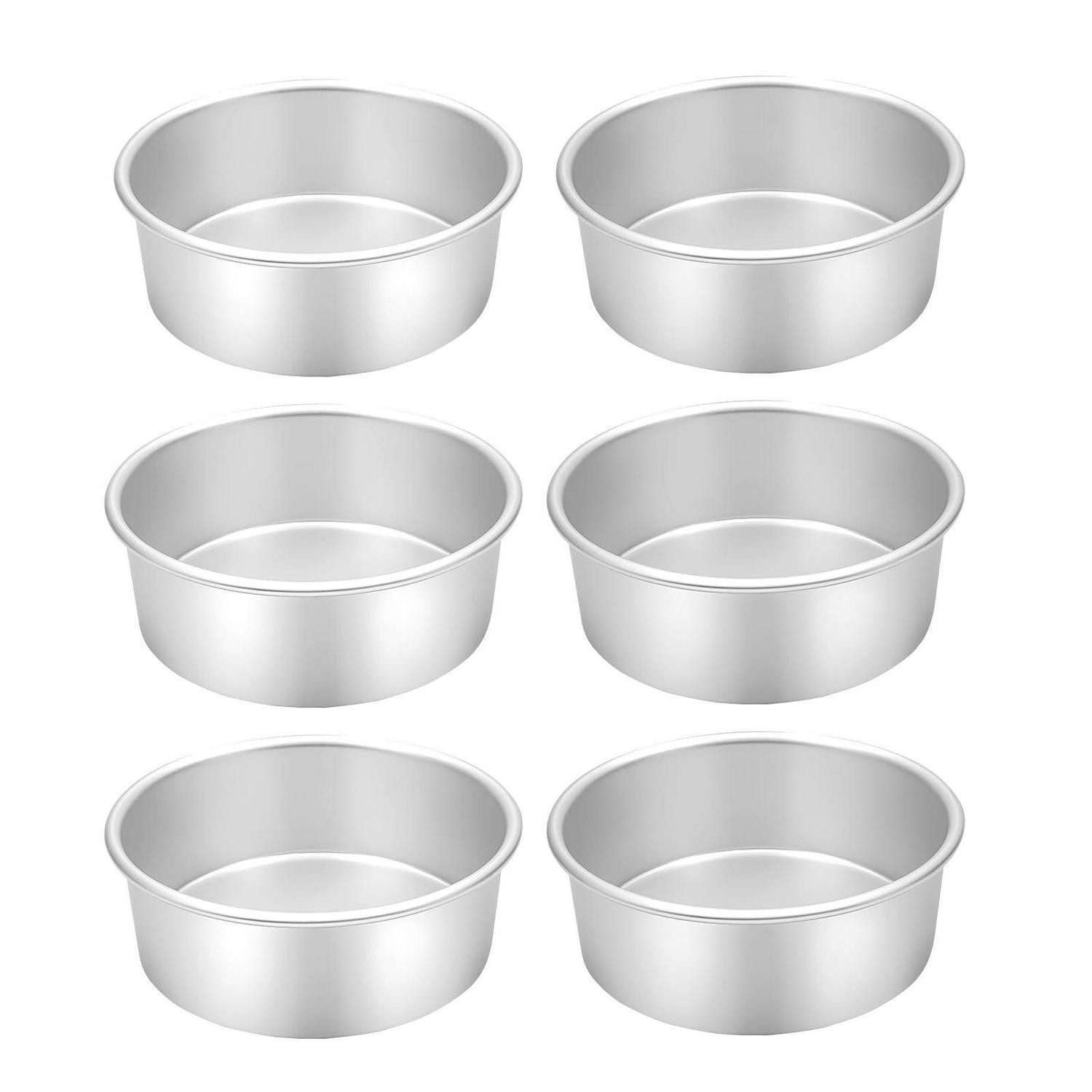 LuxusKollektion Backform Runde Backform 10cm, 6er Set, (6-tlg)