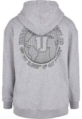 URBAN CLASSICS Sweatshirt Urban Classics Herren Globetrotter Hoody (1-tlg)