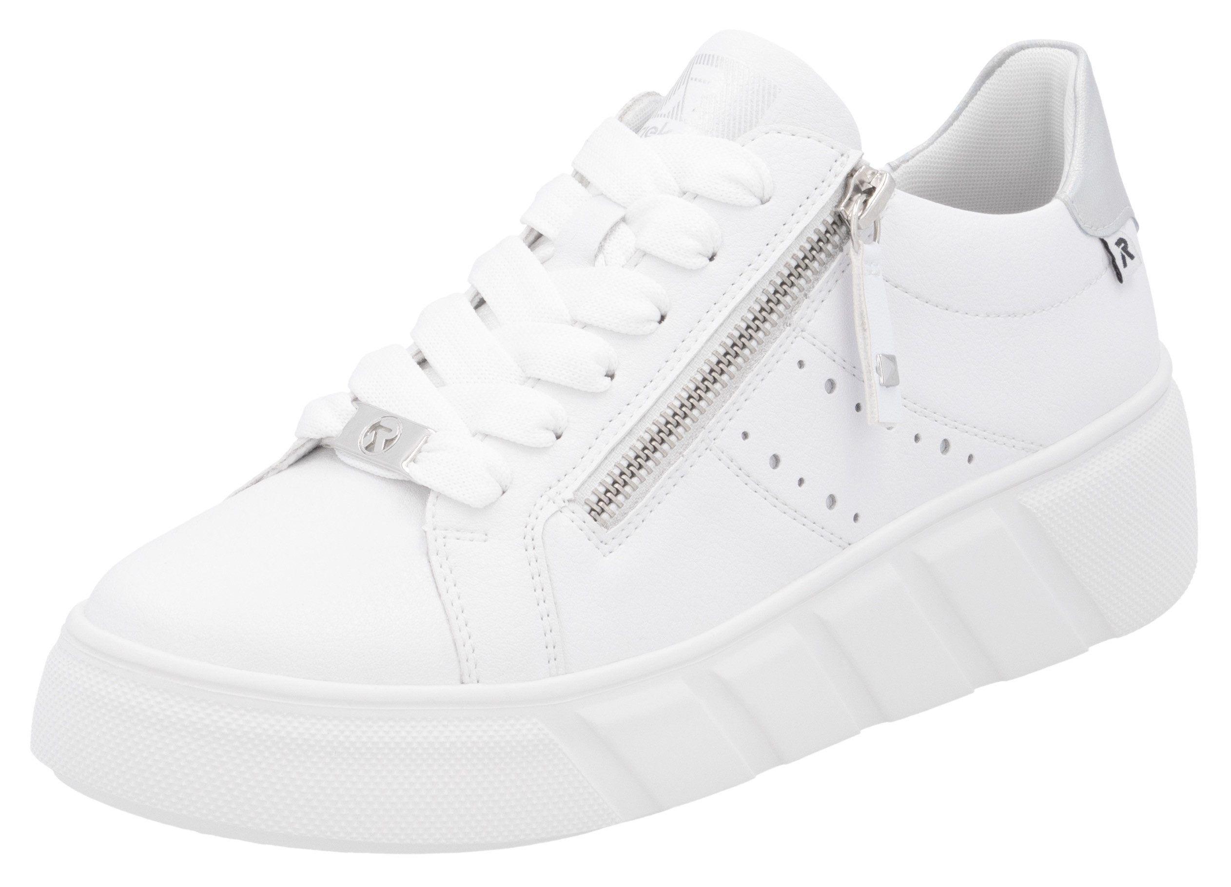 RIEKER Sport Plateausneaker, Freizeitschuh, Halbschuh, Schnürschuh mit seit günstig online kaufen