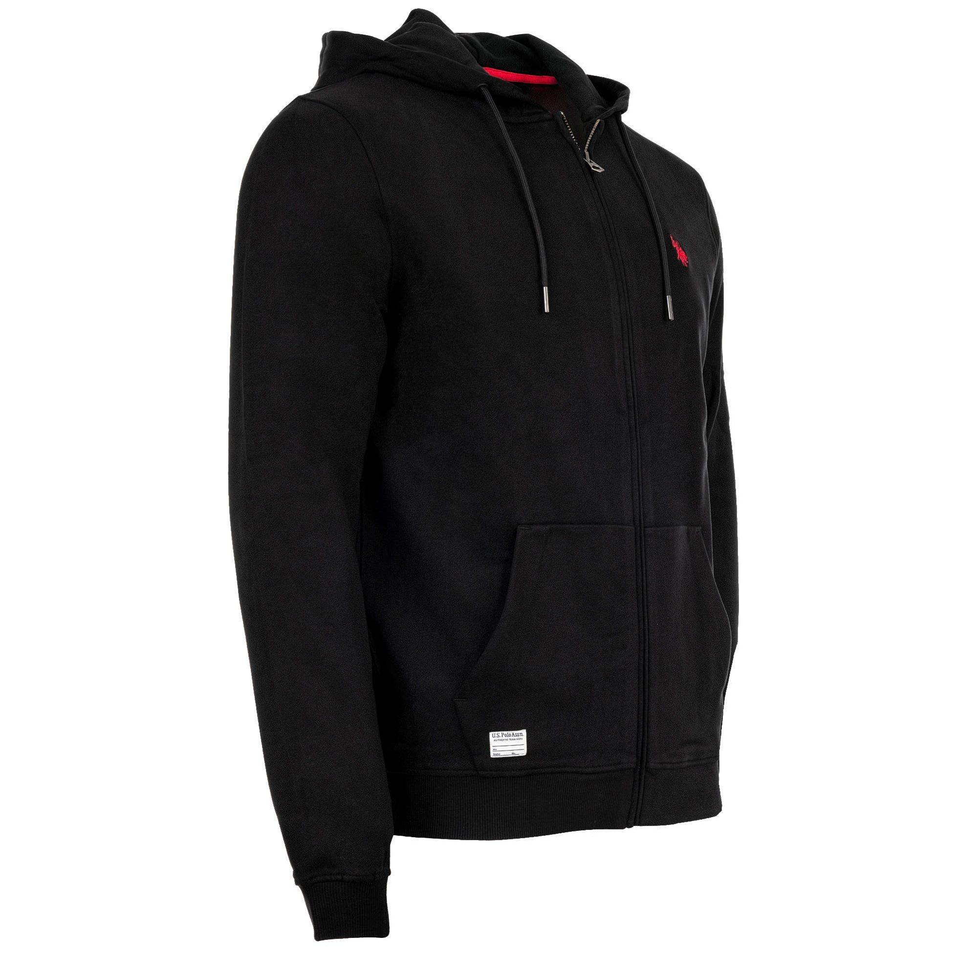 U.S. Polo Assn. Sweatshirt Herren Sweatjacke 1er Pack Baumwolle (Packung, 1er Pack)