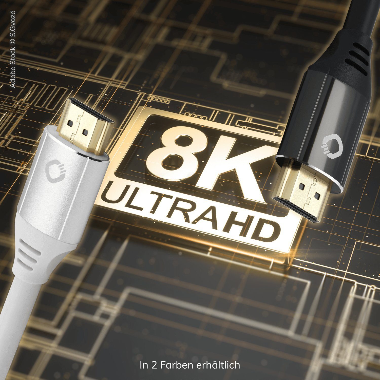 Oehlbach Black Magic MKII Ultra HDMI Kabel HDMI® HDMI-Kabel, HDMI, cm) (75 High-Speed Weiß