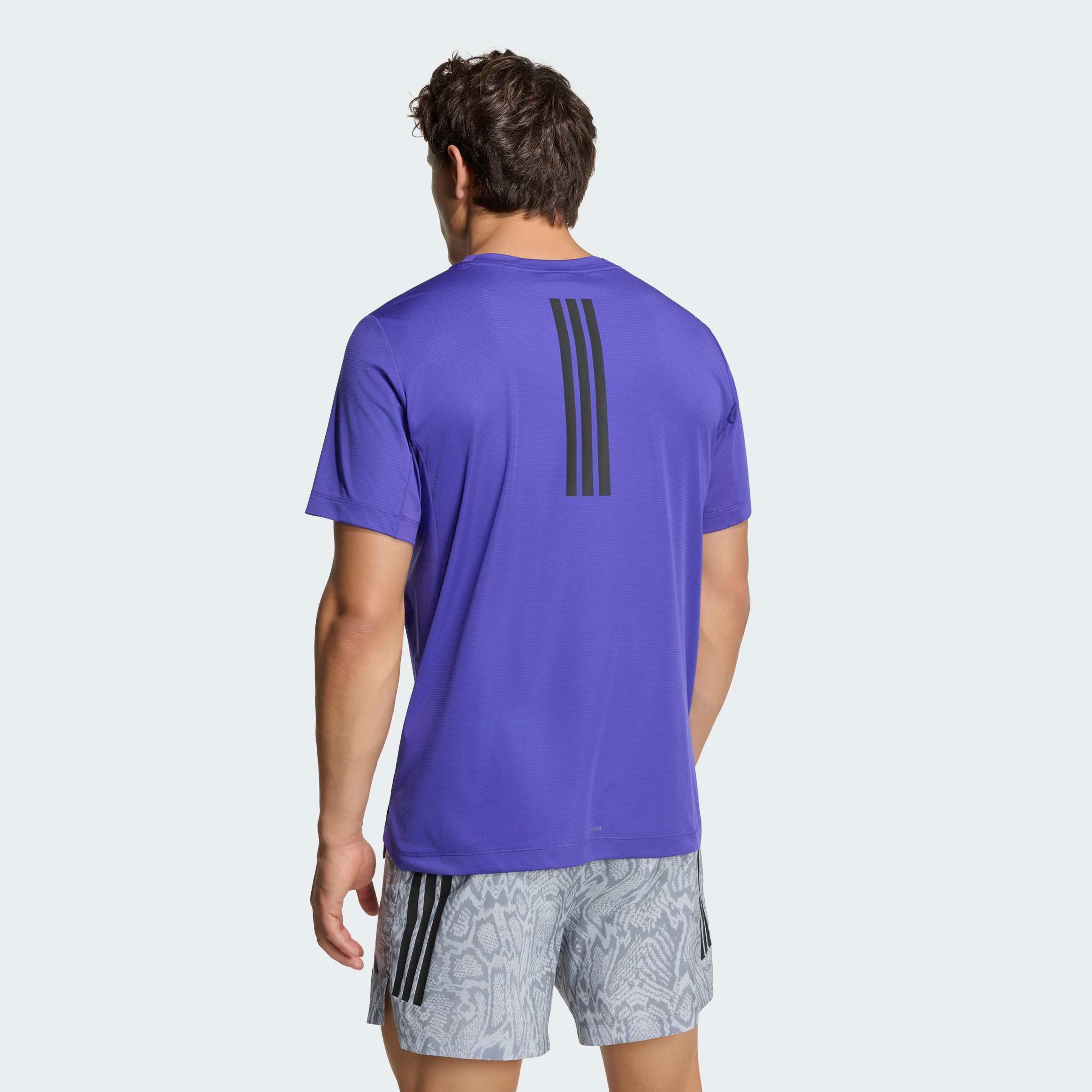 adidas Performance T-Shirt D4T PRIMELIFT 3-STREIFEN mit climacool®, normale Passform – Bild 2 von 5