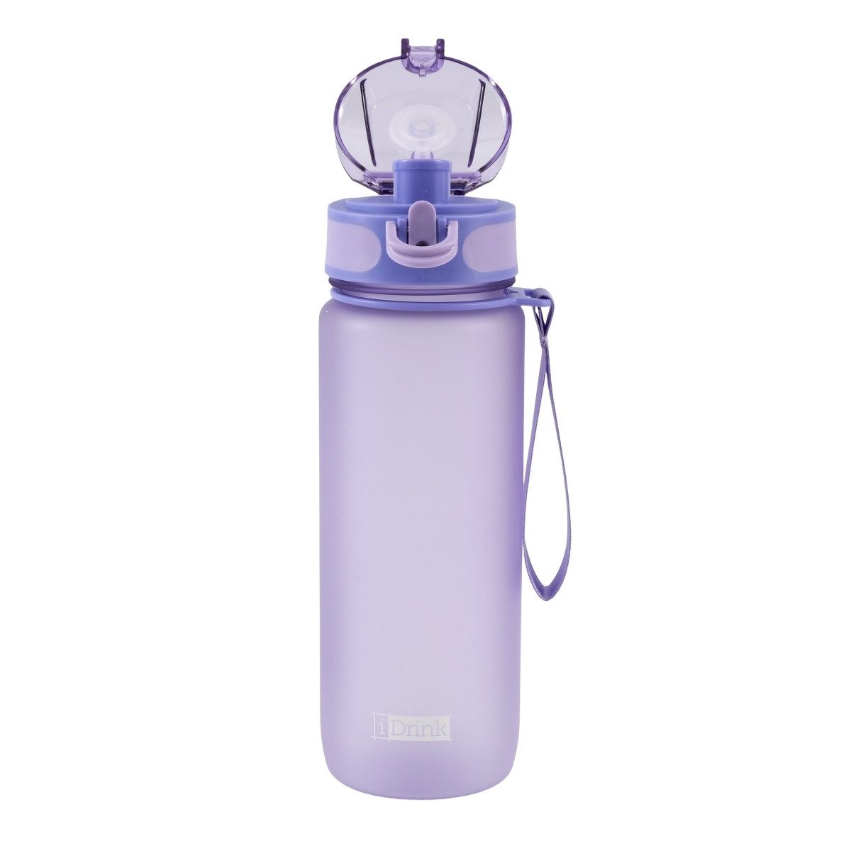I-TOTAL Trinkflasche Tritan Trinkflasche 750 ml mit Zeitskala & Sportverschluss, Wasserflasche