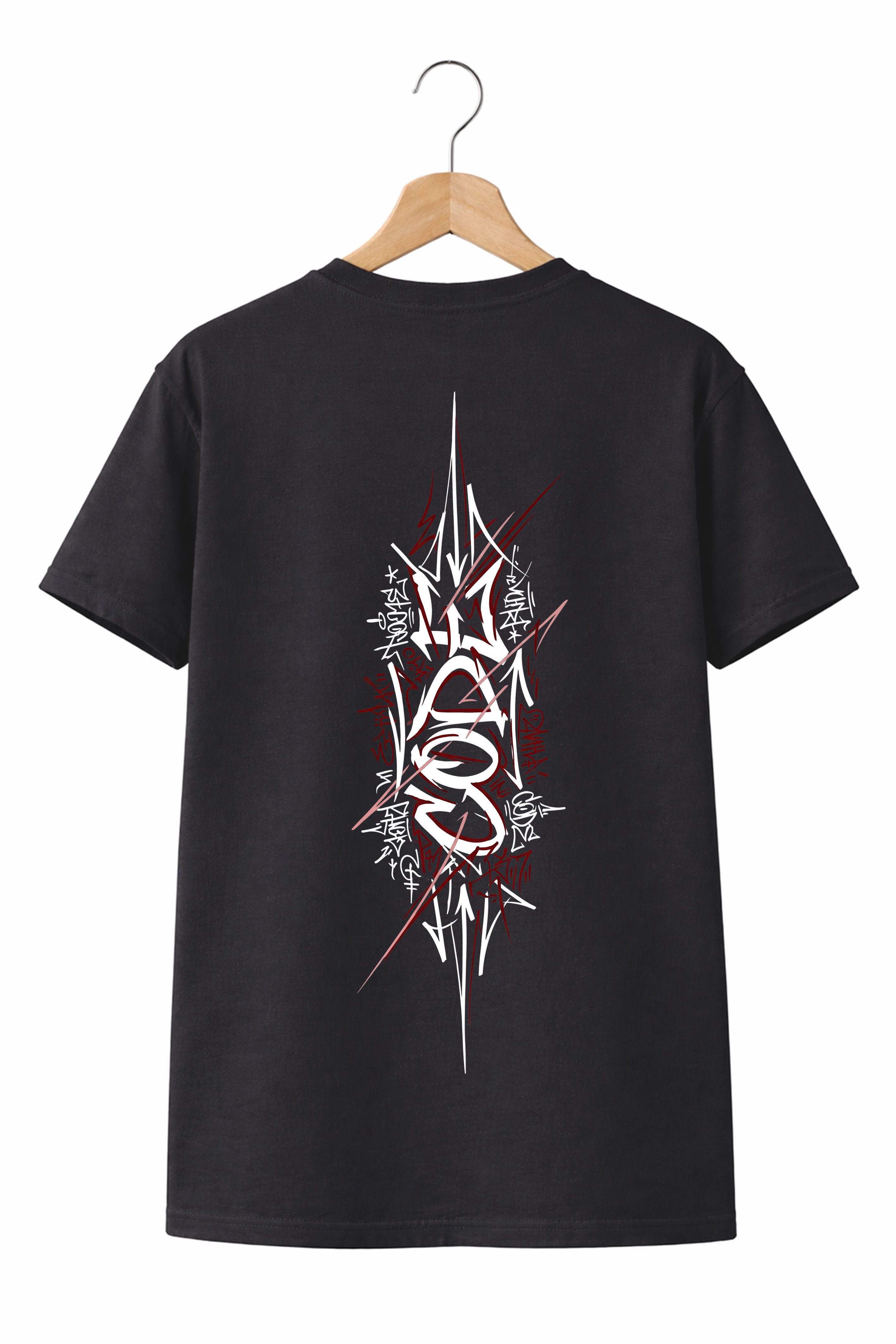 Banco T-Shirt Herren Code Shirt Print (Einzelstück) Großer Rückenprint, kontrastreiche Grafik