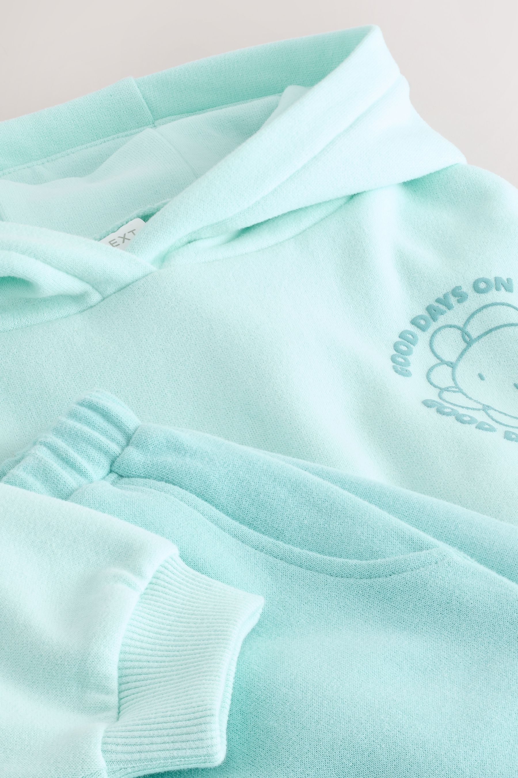 Next Sweatanzug Hoodie und Jogginghose mit Barrel-Bein im Set (2-tlg)