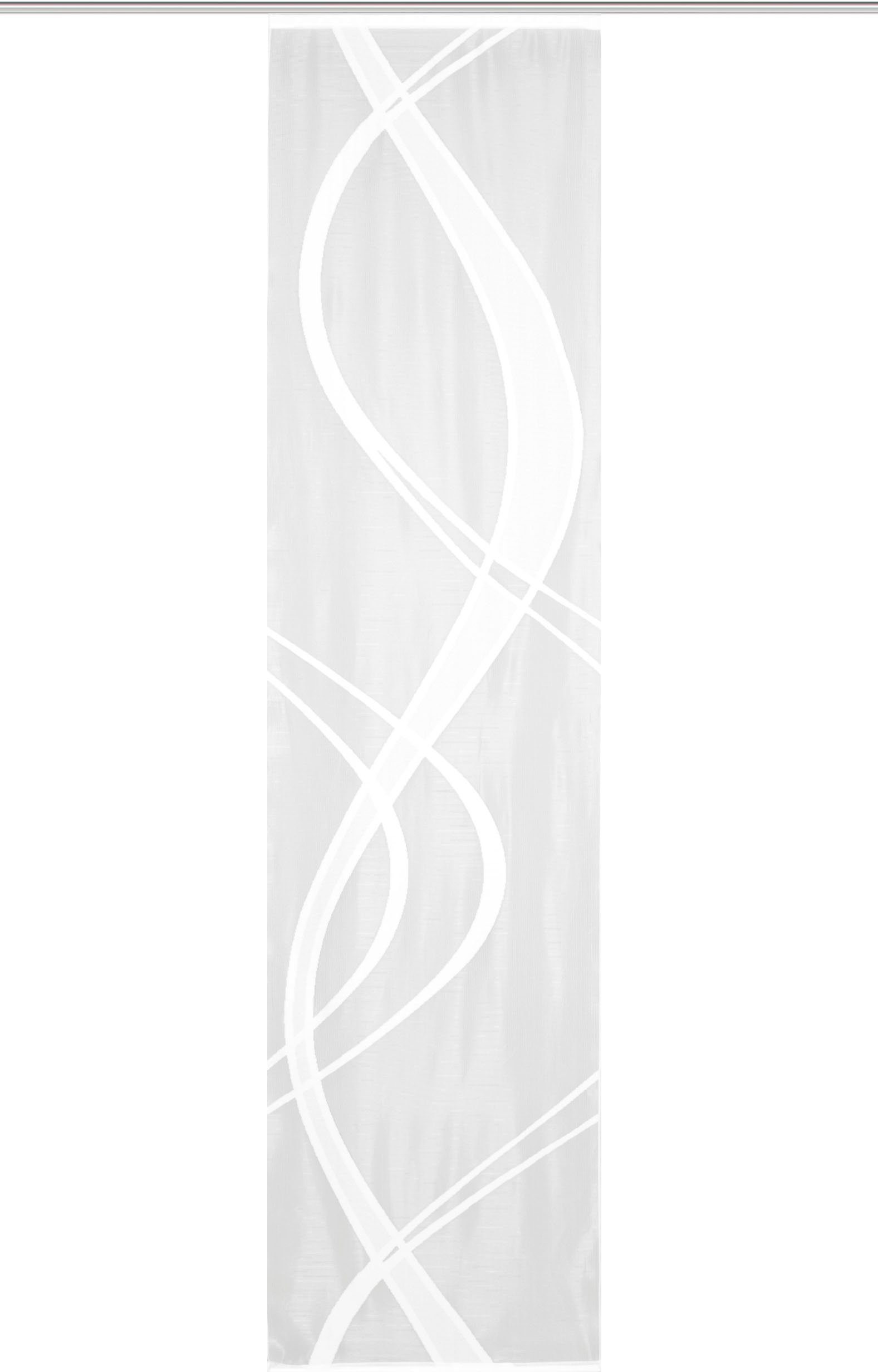 HOME WOHNIDEEN Schiebegardine TIBASO (1 St), Paneelwagen, transparent, Wirk günstig online kaufen