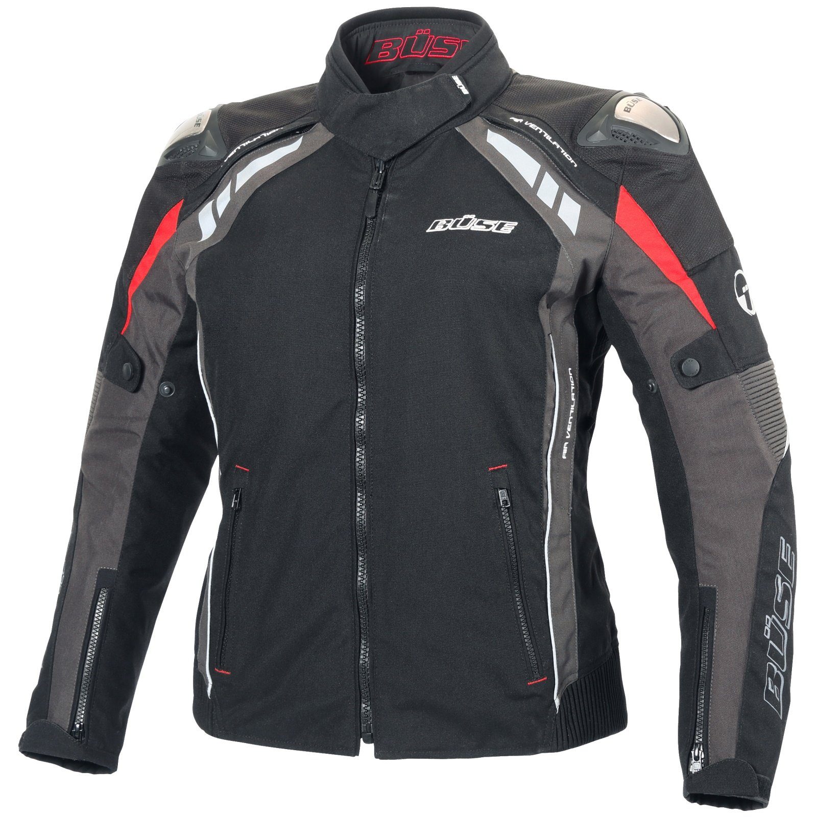 Büse Motorradjacke Büse B.Racing Pro Textiljacke schwarz / anthrazit Damen 38